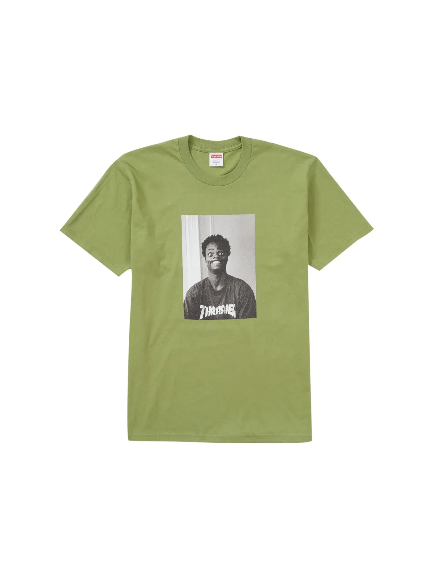Мужская футболка с принтом Supreme Thrasher Harold Tee — изображение 1 из 2, мох