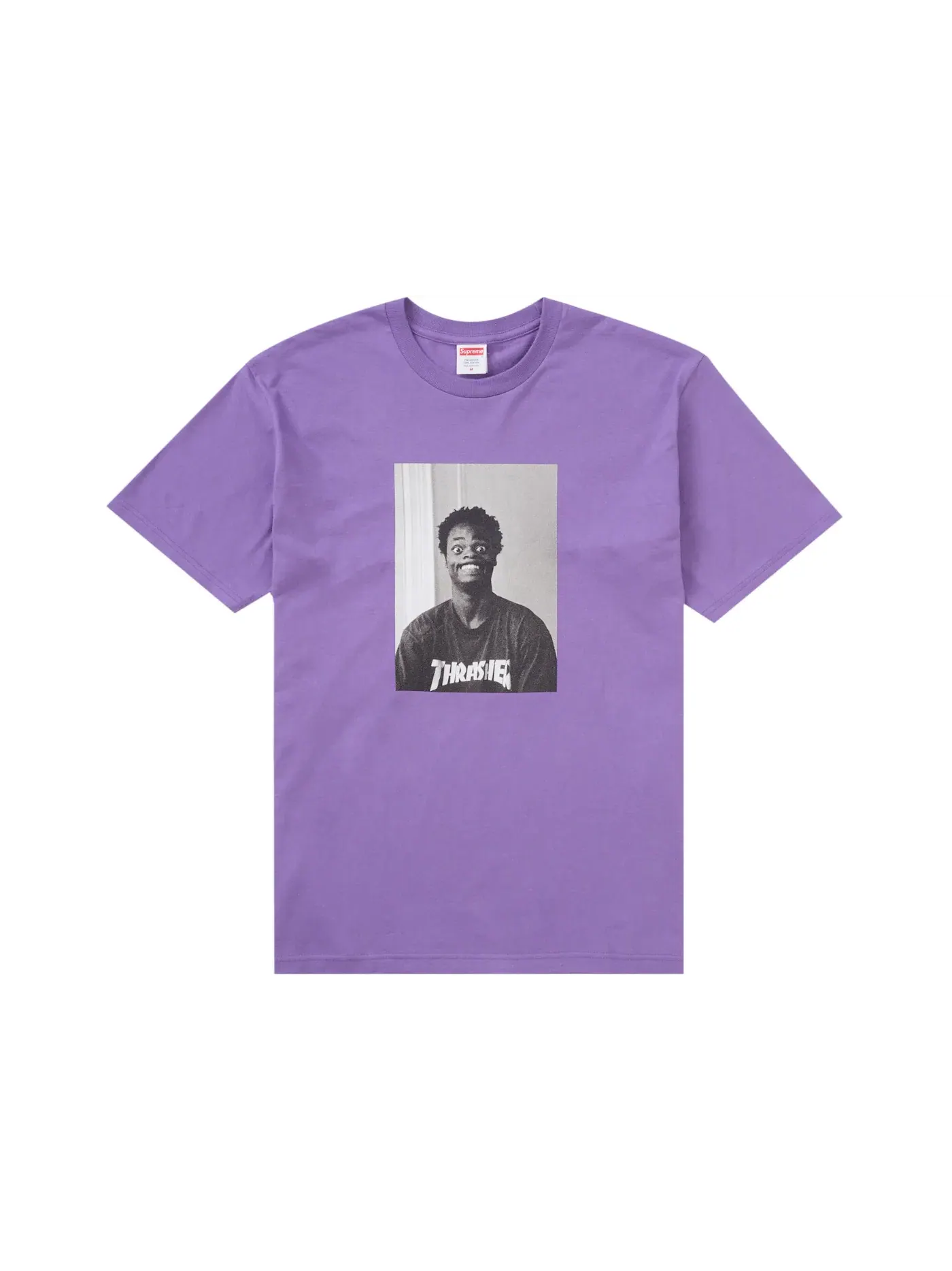 Мужская футболка с принтом Supreme Thrasher Harold Tee — изображение 1 из 2, фиолетовый