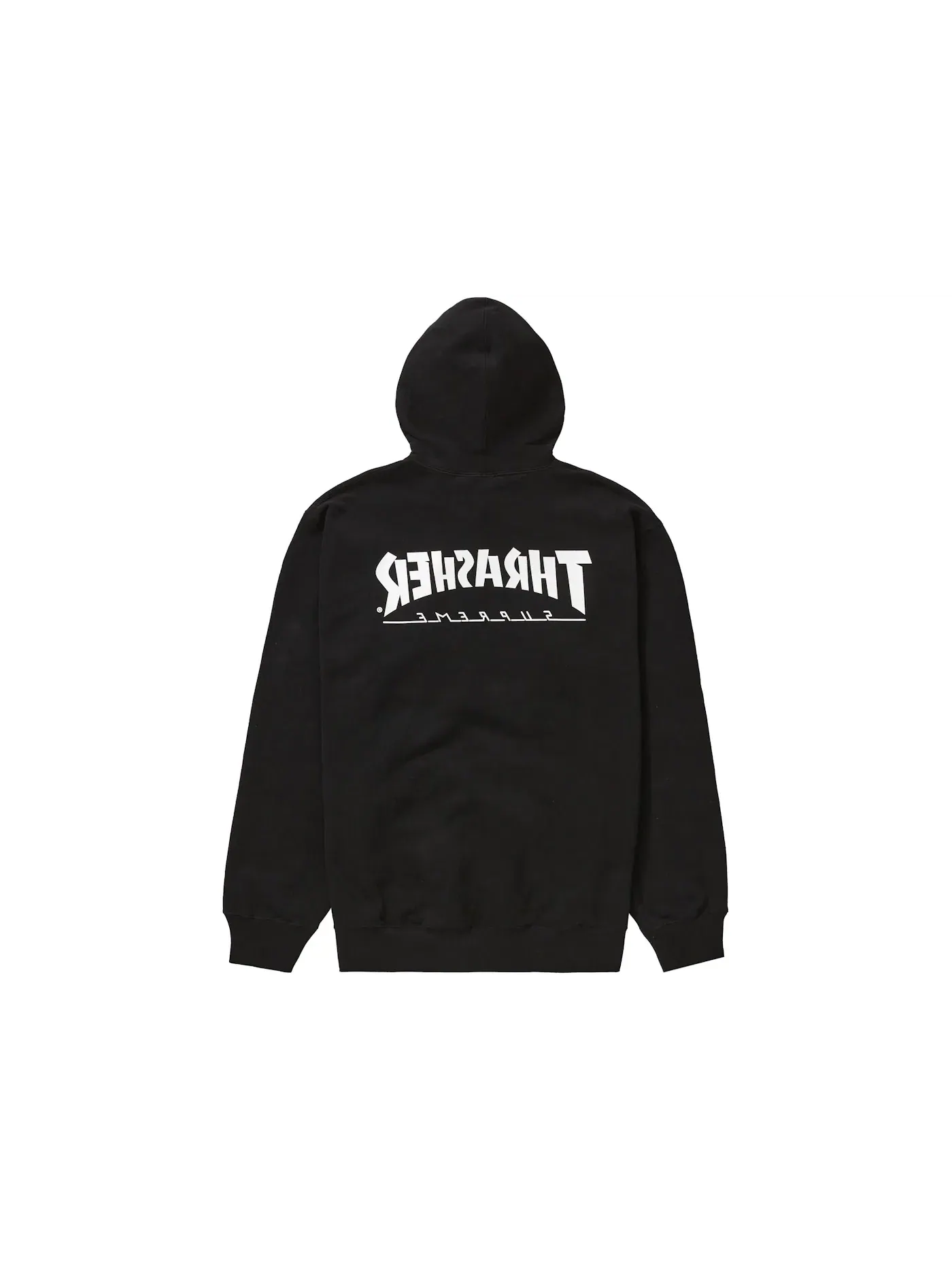 Мужской худи с принтом Thrasher Supreme — изображение 2 из 2, черный