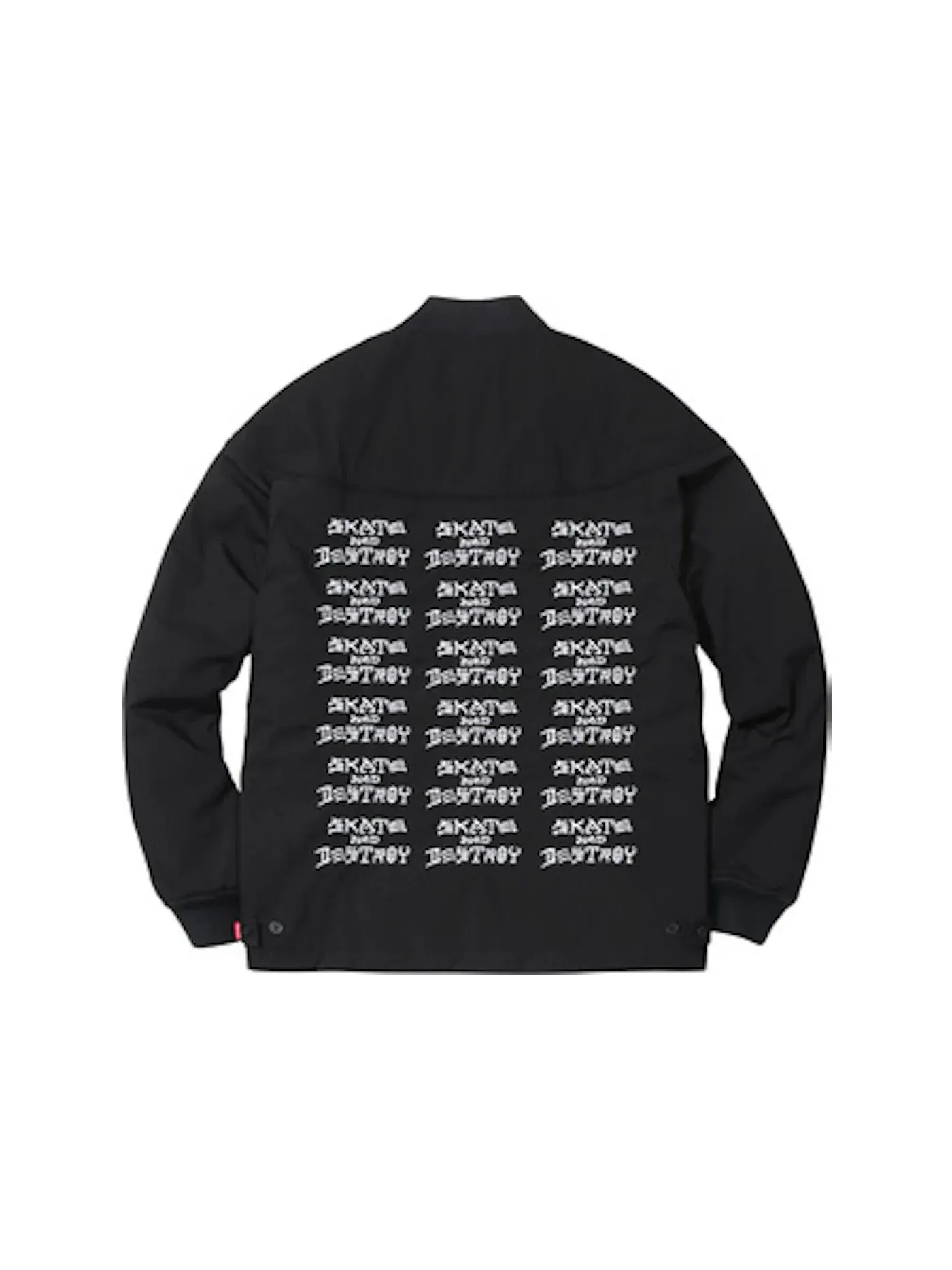 Мужская куртка из поплина с принтом Thrasher Supreme — изображение 2 из 2, черный