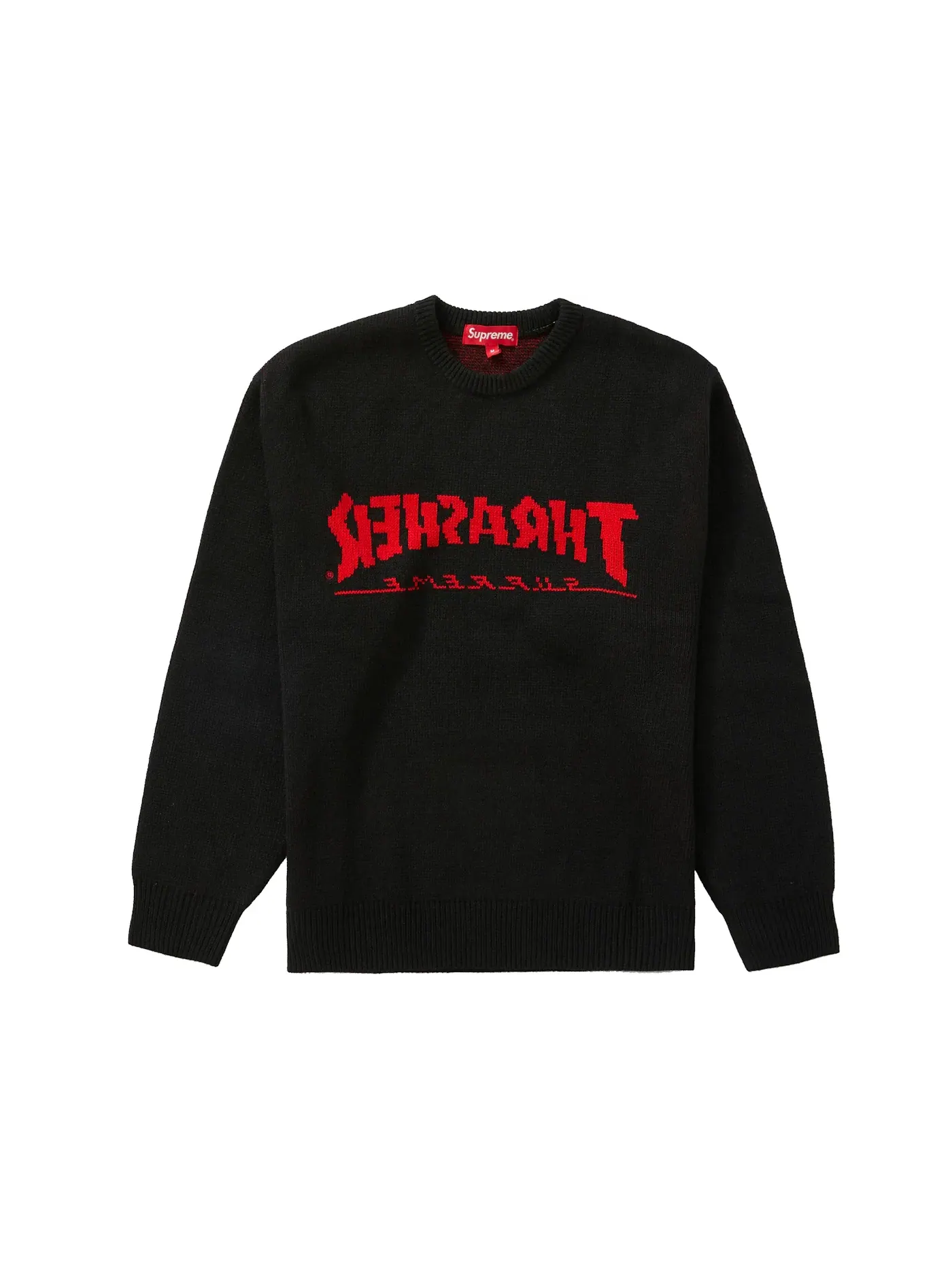Мужской свитер с принтом Supreme Thrasher — изображение 1 из 1, черный