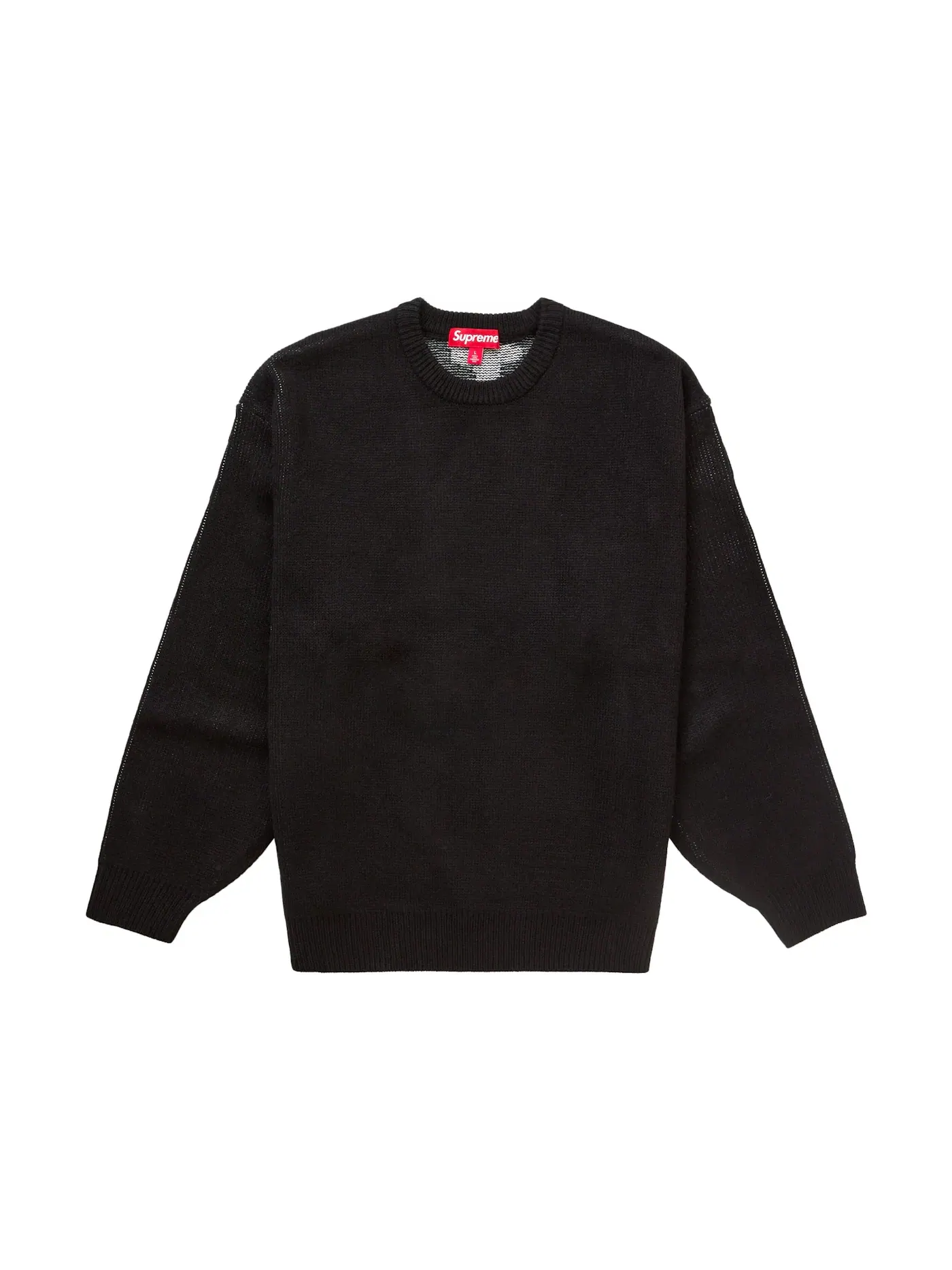 Мужской свитер с принтом Supreme Sweater (FW24) — изображение 2 из 2, черный