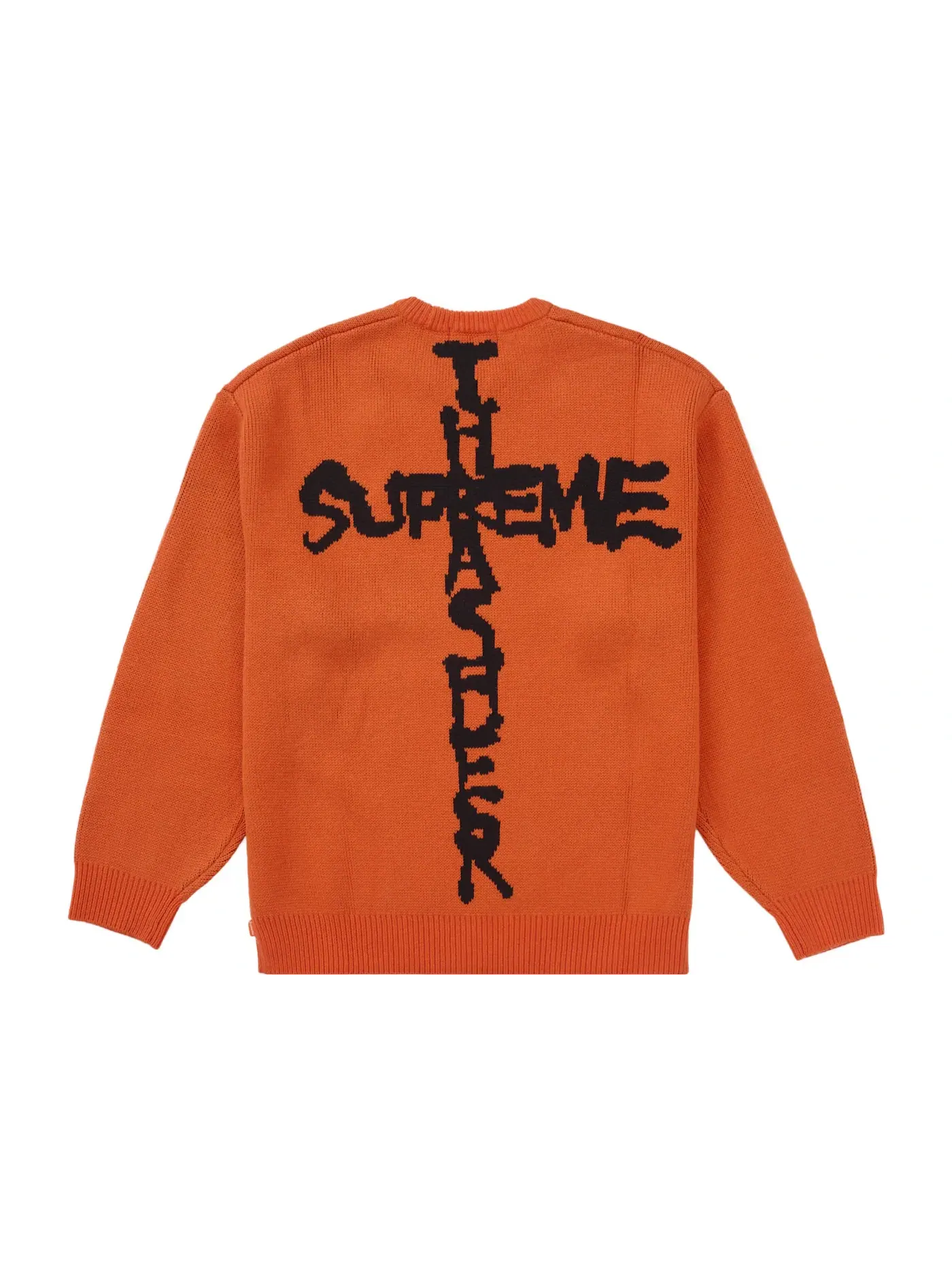 Мужской свитер с принтом Supreme Sweater (FW24) — изображение 1 из 2, оранжевый