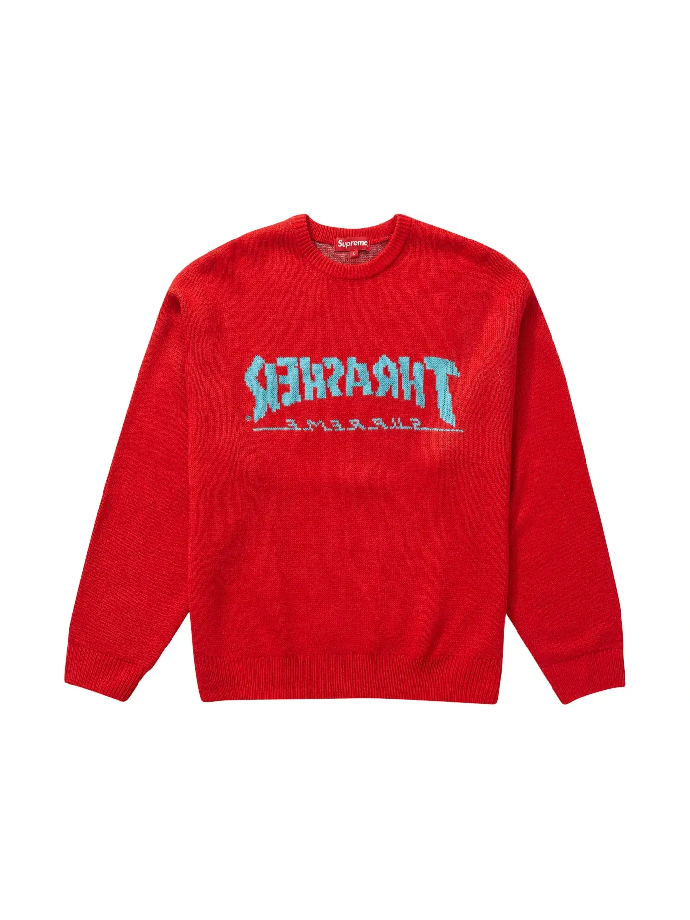 Мужской свитер Thrasher Supreme — изображение 1 из 1, красный