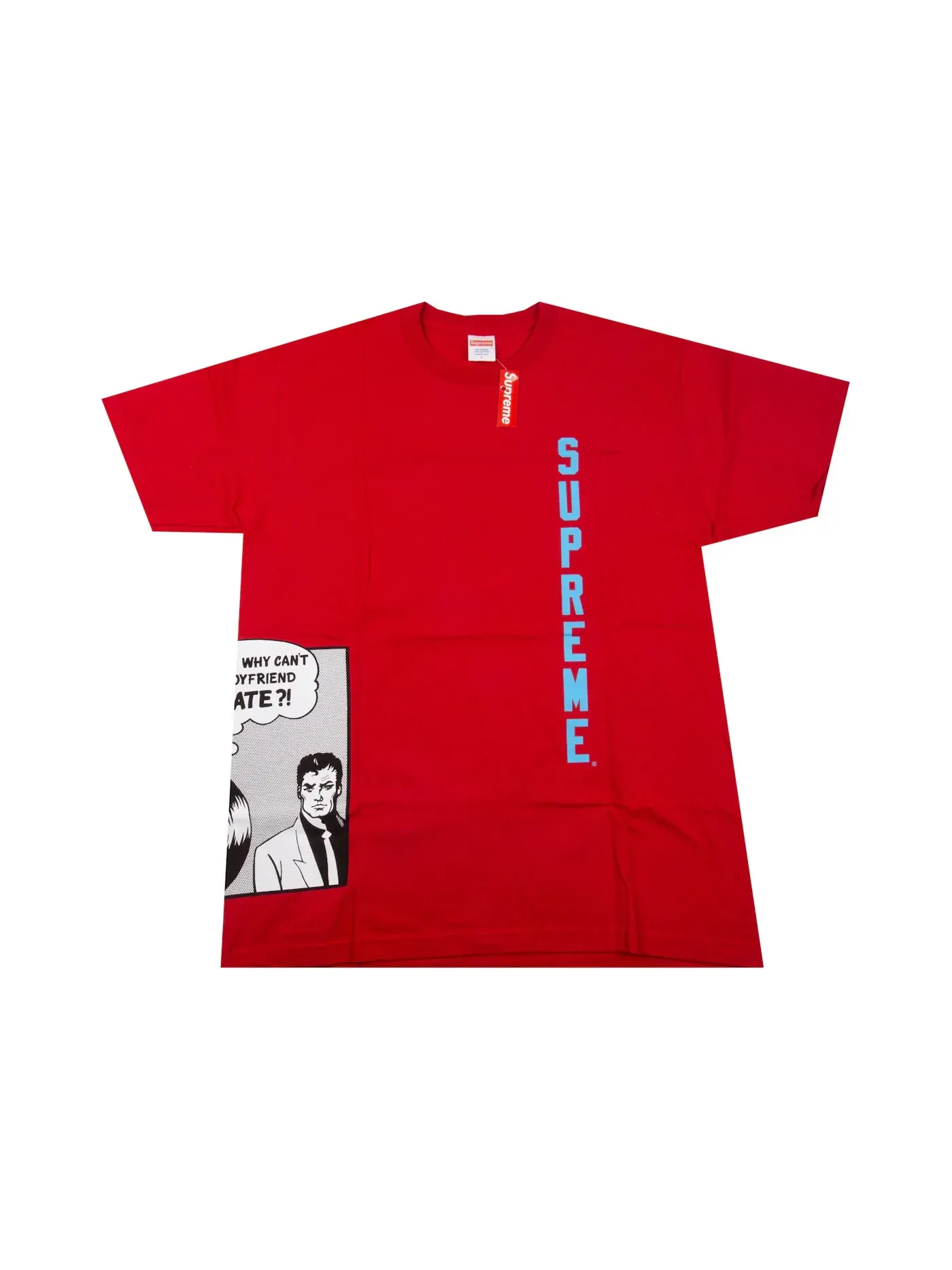 Мужская футболка с принтом Supreme Thrasher Boyfriend Tee — изображение 1 из 1, красный