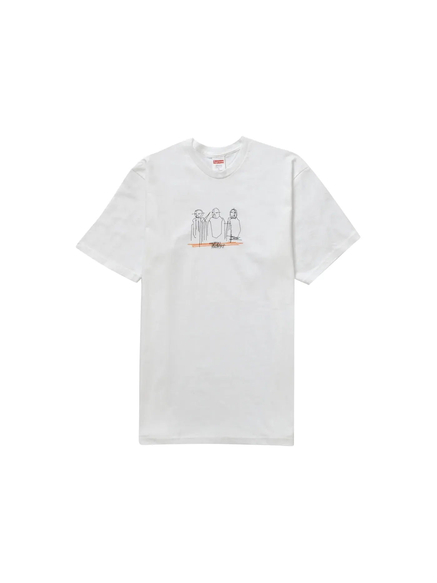 Мужская футболка Supreme Tee — изображение 1 из 1, белый