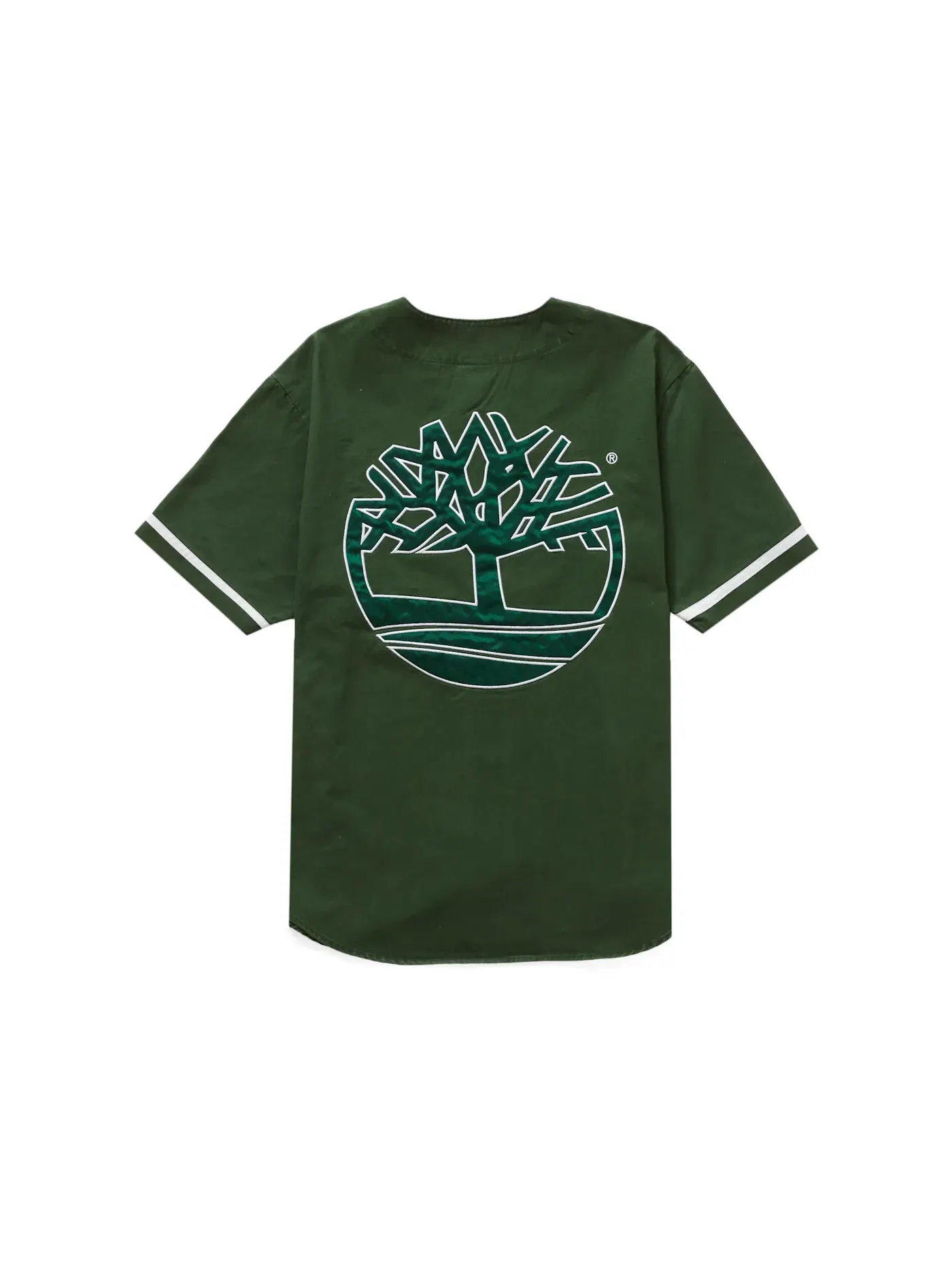 Мужская джерси с длинным рукавом Supreme Timberland Baseball Jersey — изображение 2 из 2, зеленый