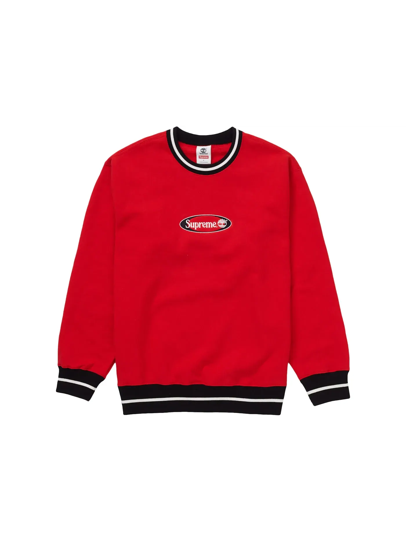 Мужской свитшот Supreme Crewneck (SS21) — изображение 1 из 1, красный