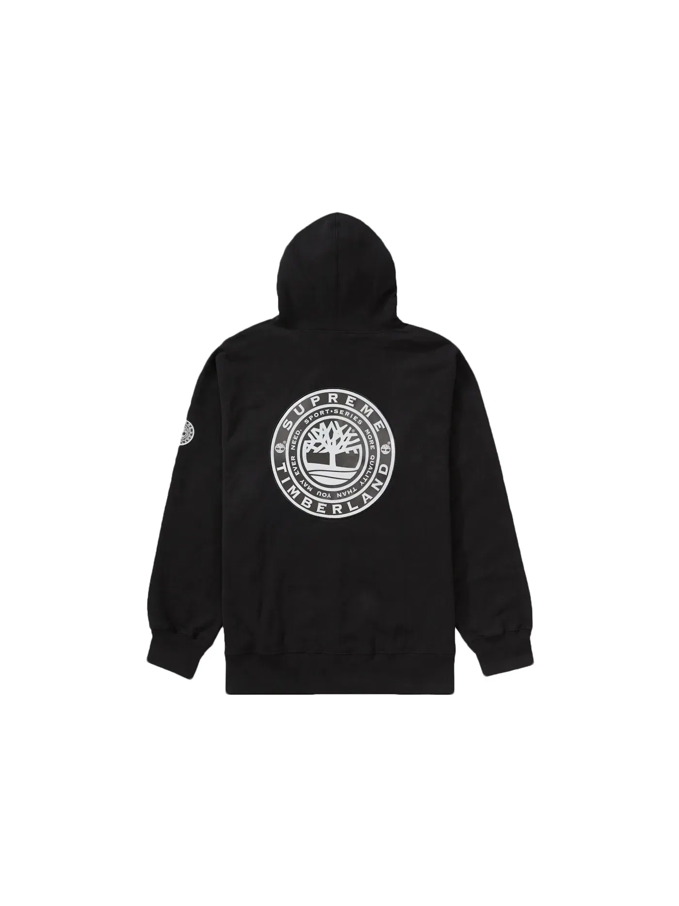 Мужская худи Supreme Timberland с принтом, модель Sweatshirt — изображение 1 из 2, черный