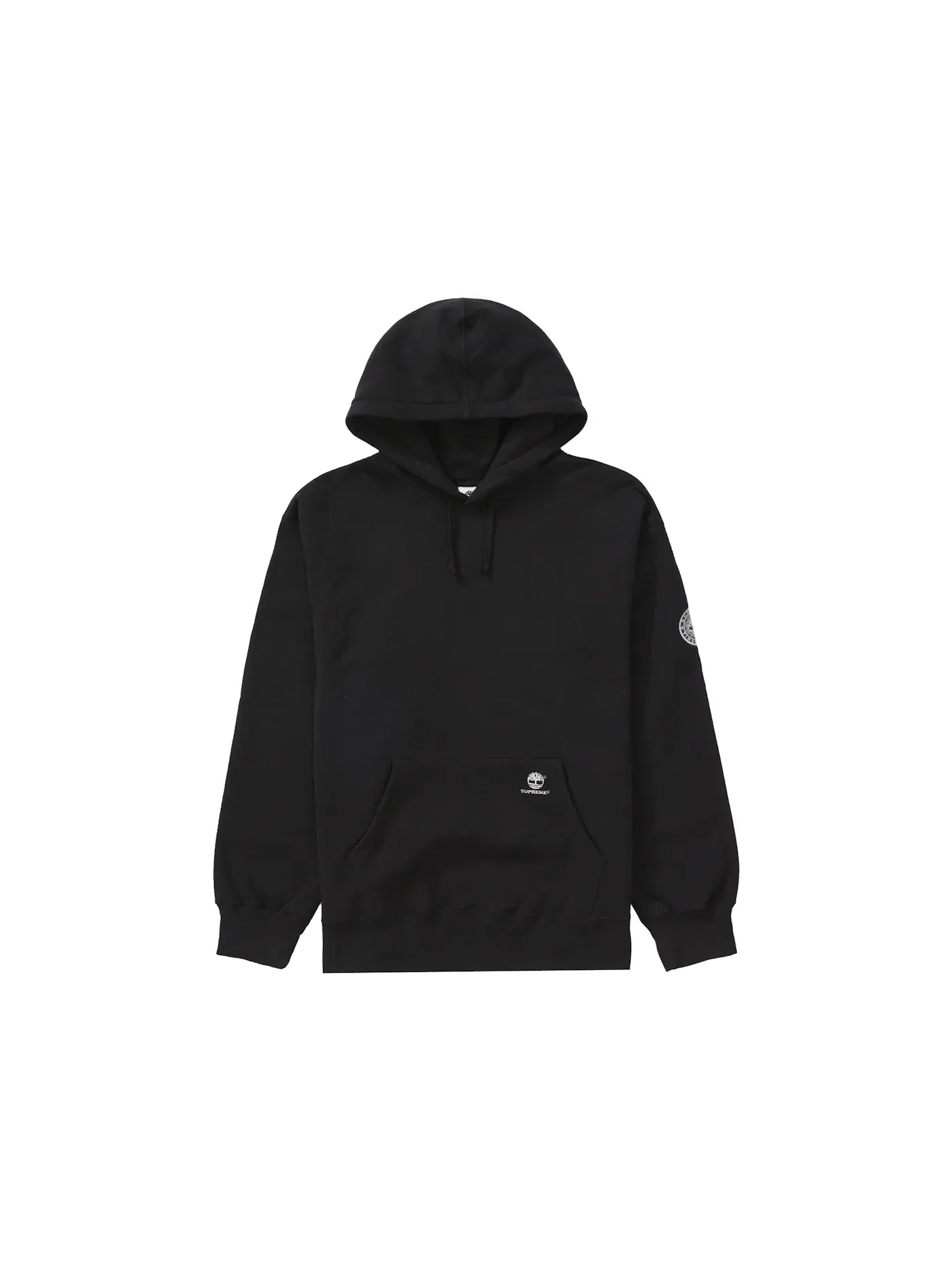 Мужская худи Supreme Timberland с принтом, модель Sweatshirt — изображение 2 из 2, черный