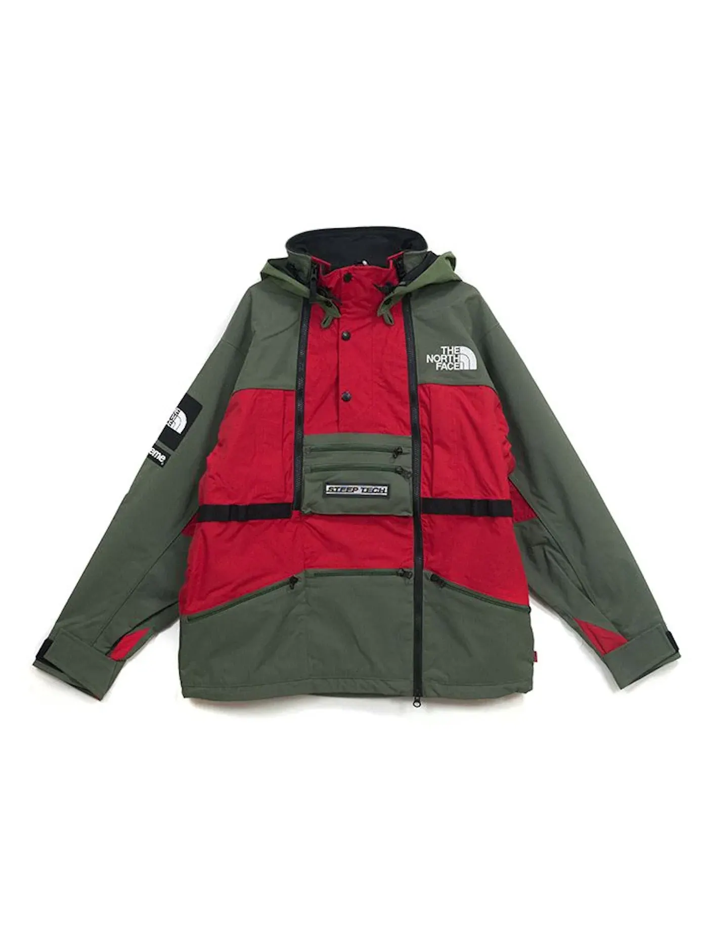 Мужская куртка с капюшоном Steep Tech Supreme The North Face — изображение 1 из 1, оливковый