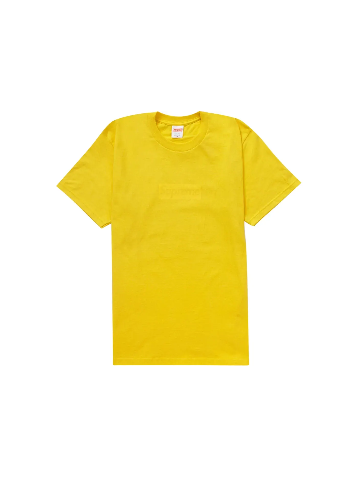 Мужская футболка с принтом Supreme Tee — изображение 1 из 1, желтый