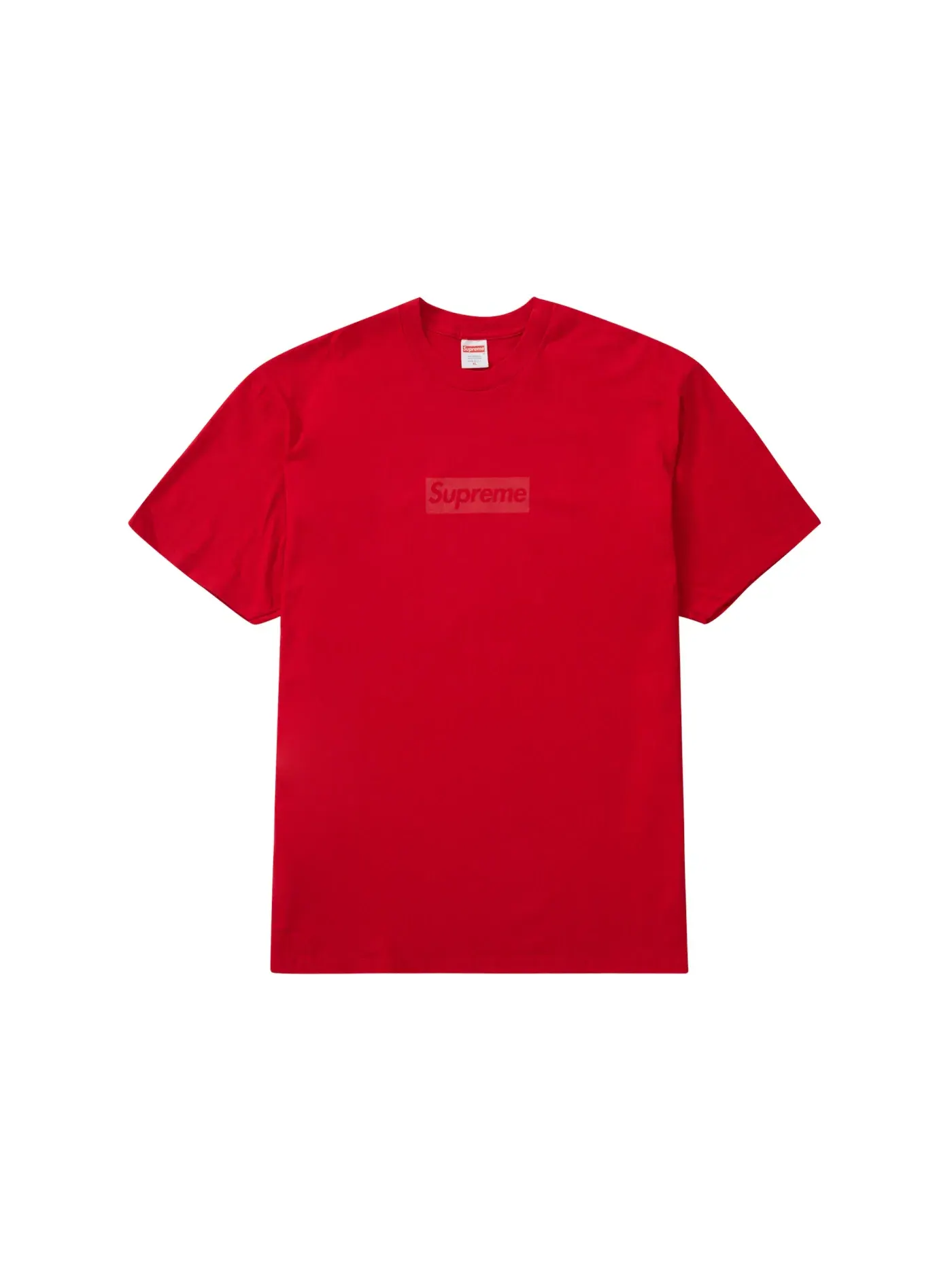 Мужская футболка с принтом Supreme Tee — изображение 1 из 1, красный