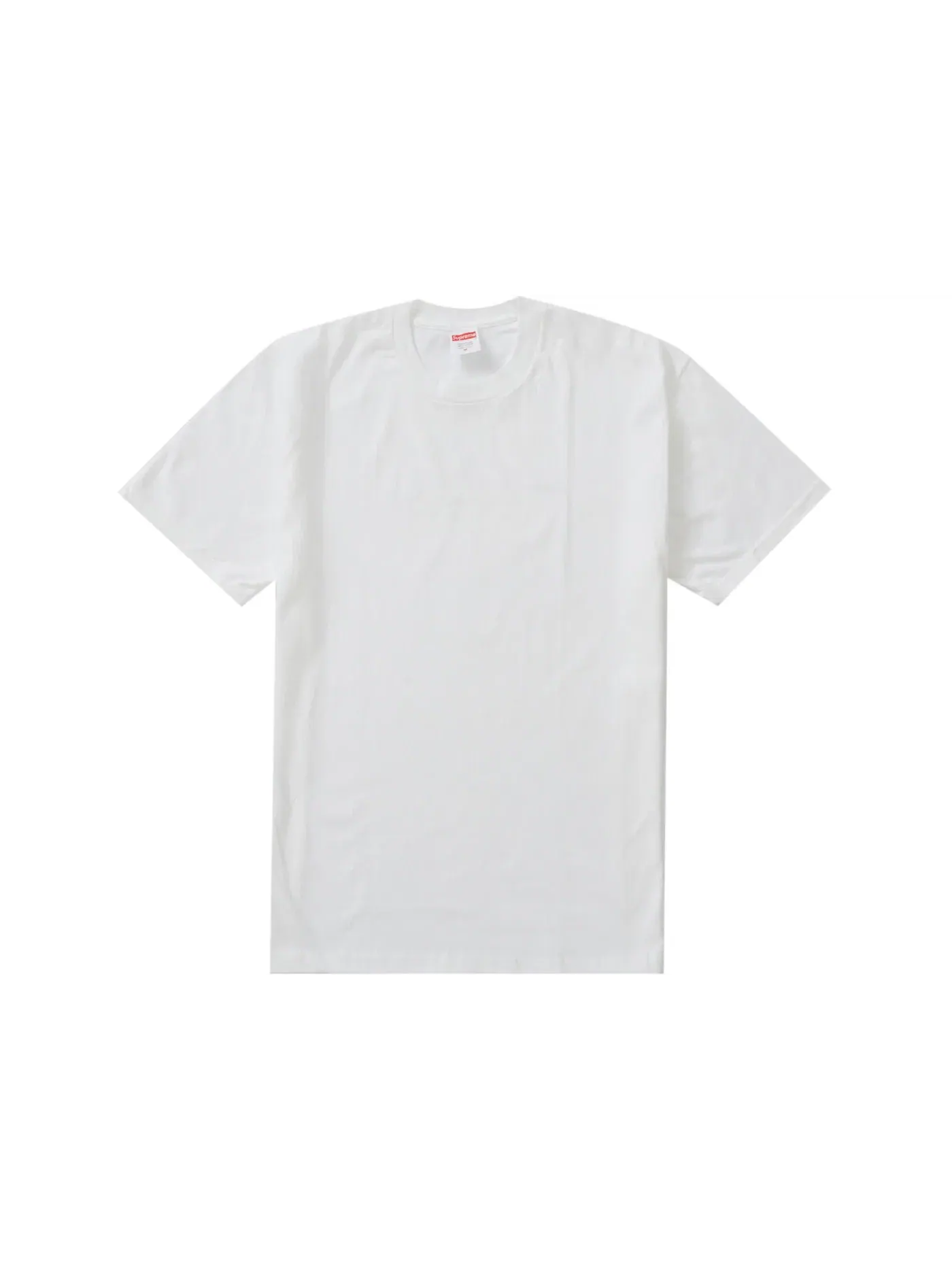 Мужская футболка с принтом Tonal Box Logo Supreme — изображение 1 из 1, белый