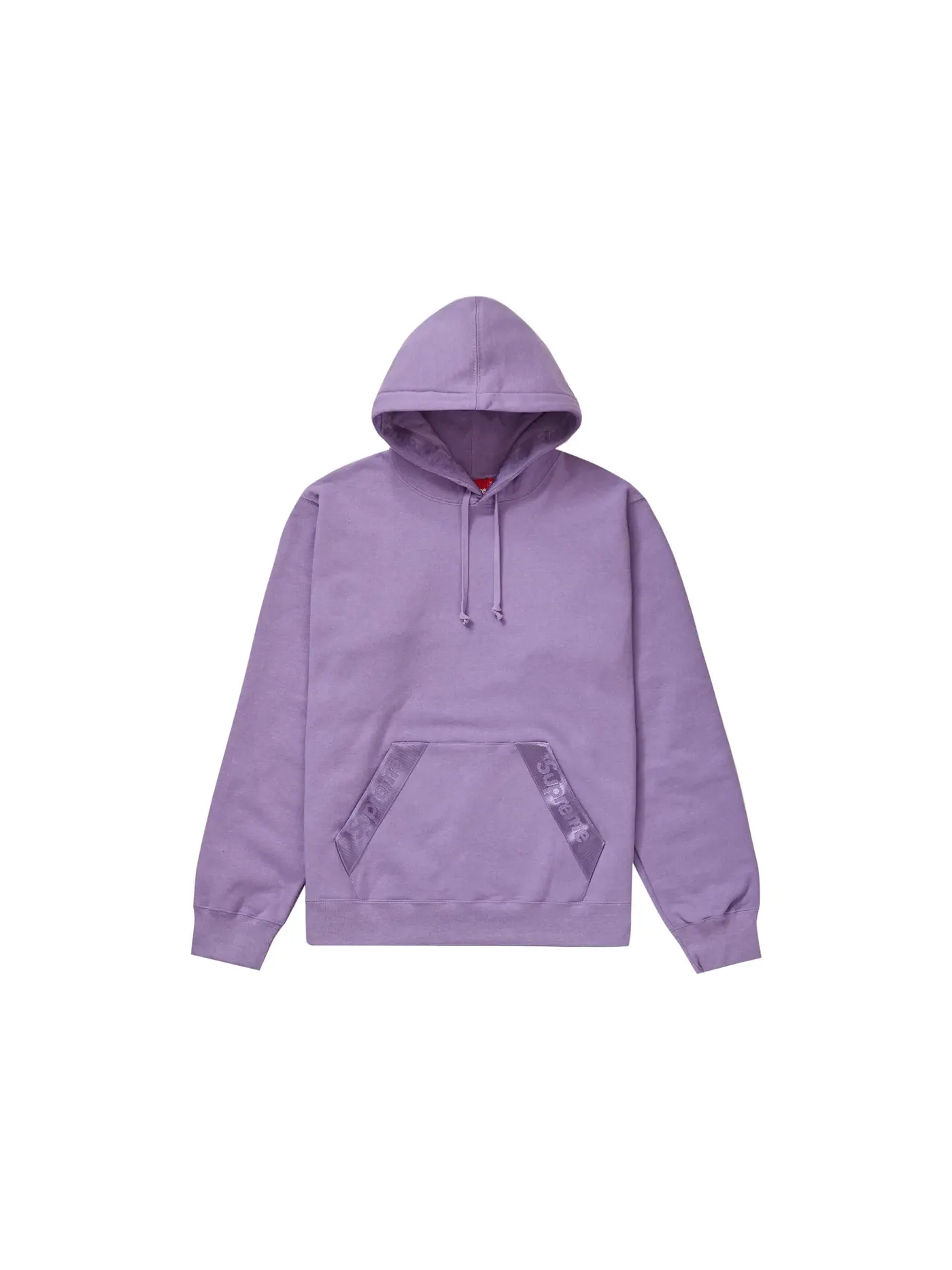 Мужской худи с ткаными лямками Supreme Hooded Sweatshirt — изображение 1 из 1, фиолетовый