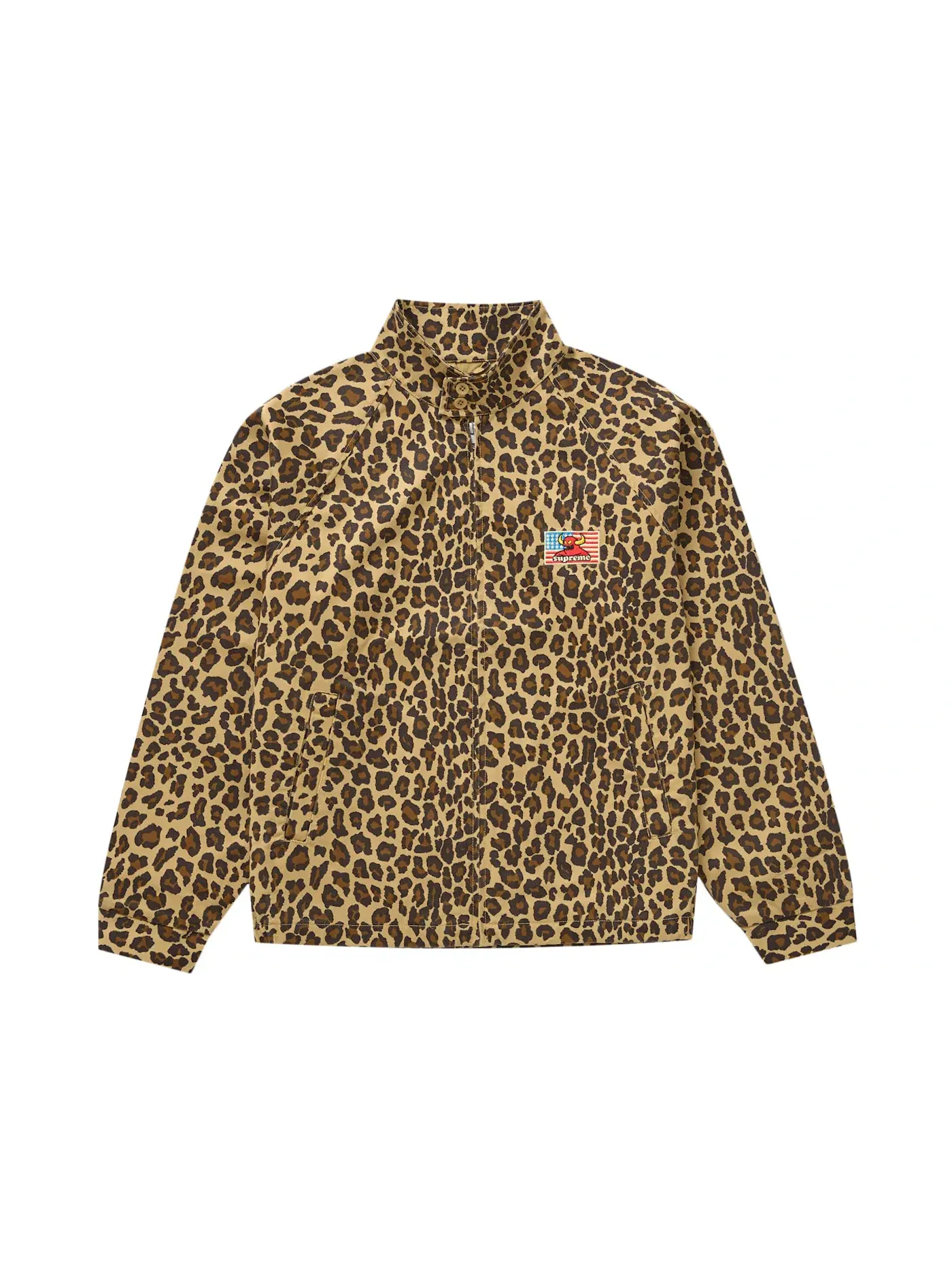 Мужская куртка с принтом Harrington Jacket Supreme — изображение 1 из 2, леопардовый