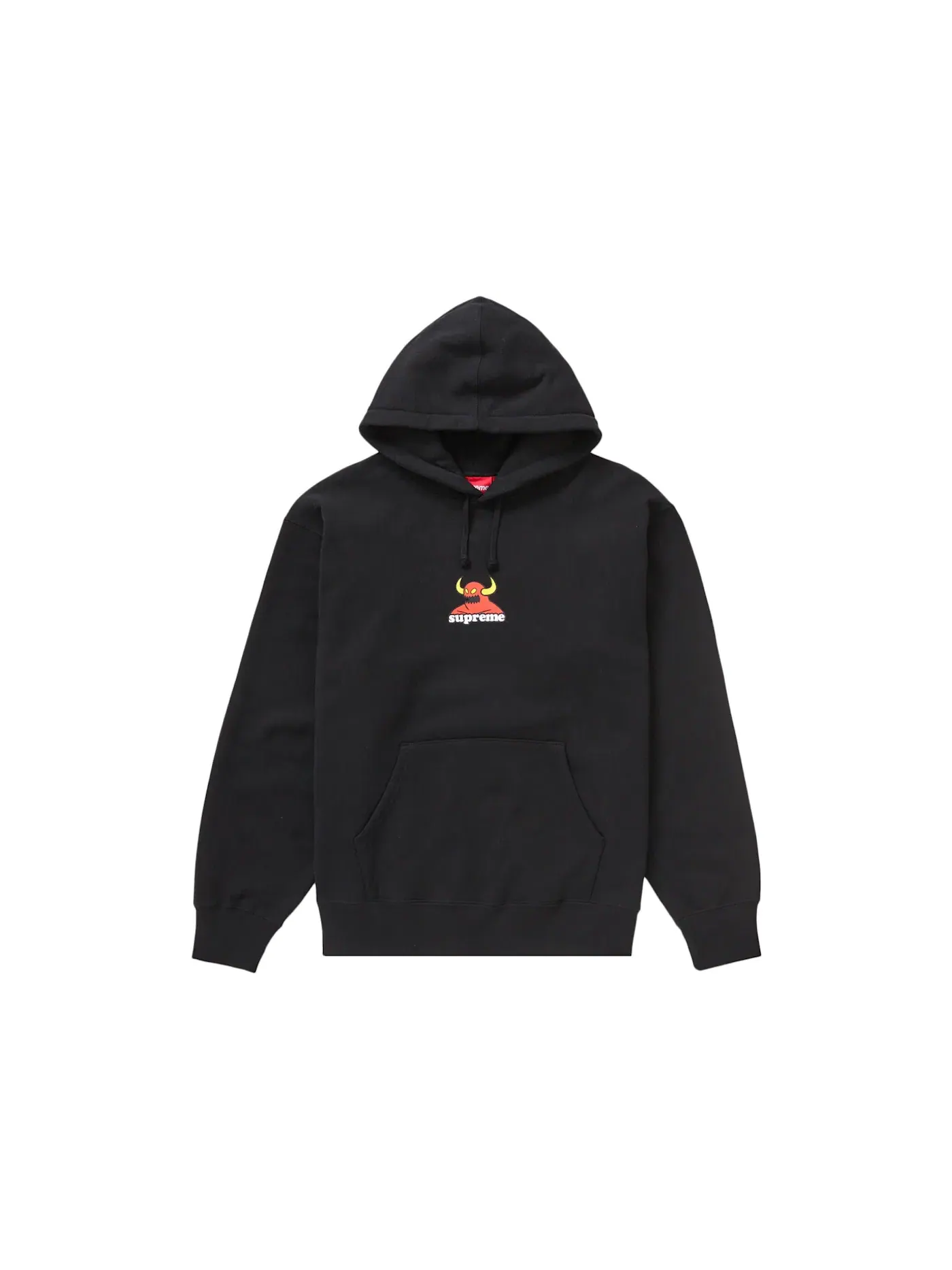 Мужской худи Supreme Toy Machine Hooded Sweatshirt — изображение 1 из 1, черный
