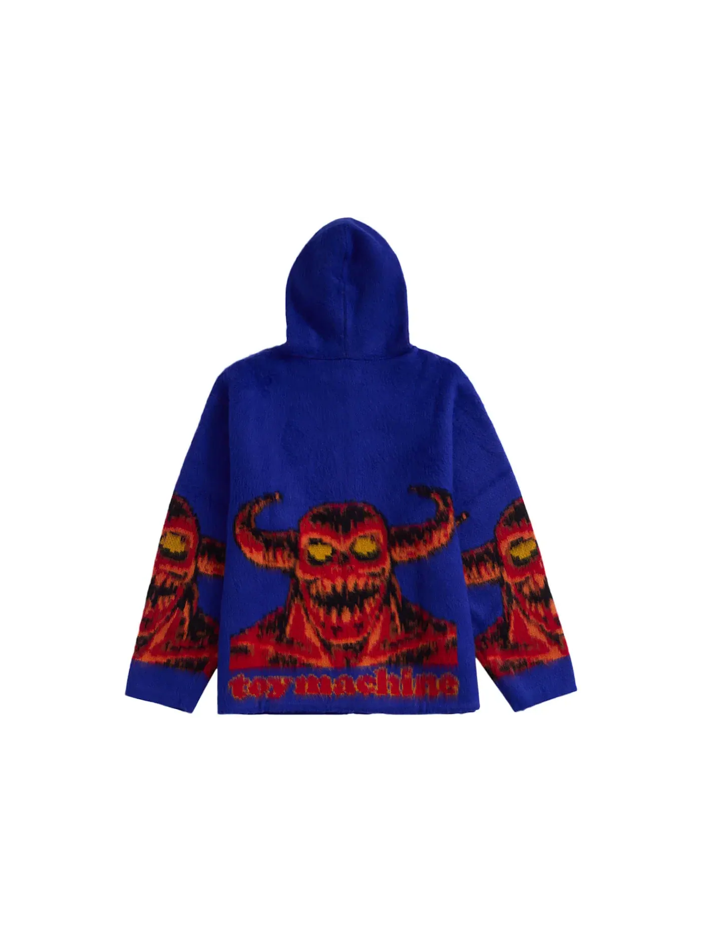 Мужской свитер на молнии с капюшоном с принтом Sweater Supreme — изображение 2 из 2, синий