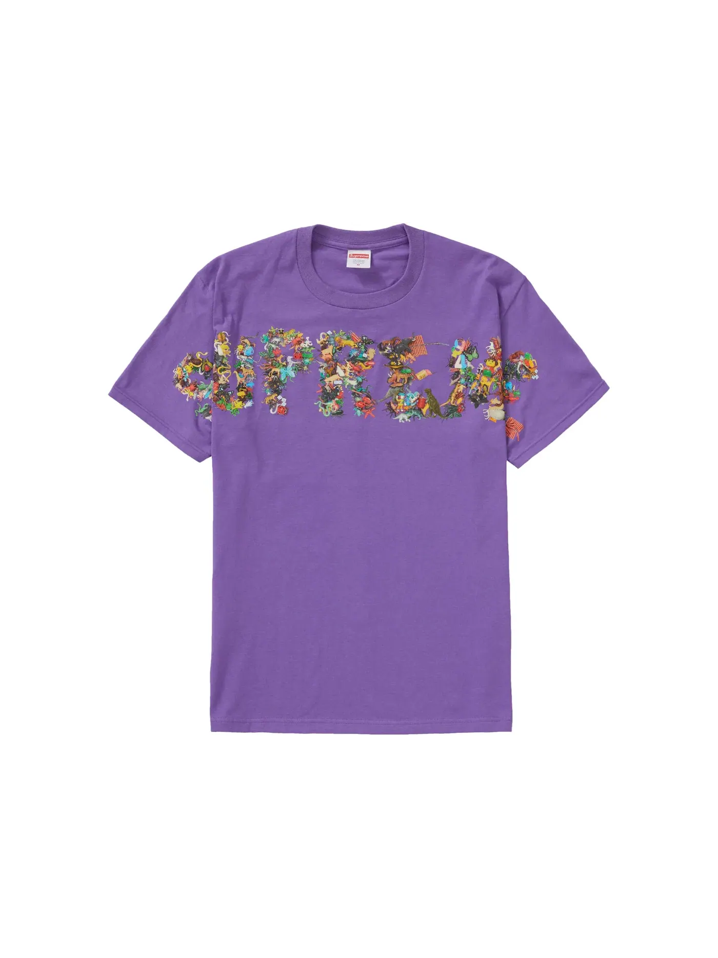Мужская футболка с принтом Supreme Toy Pile Tee — изображение 1 из 1, фиолетовый