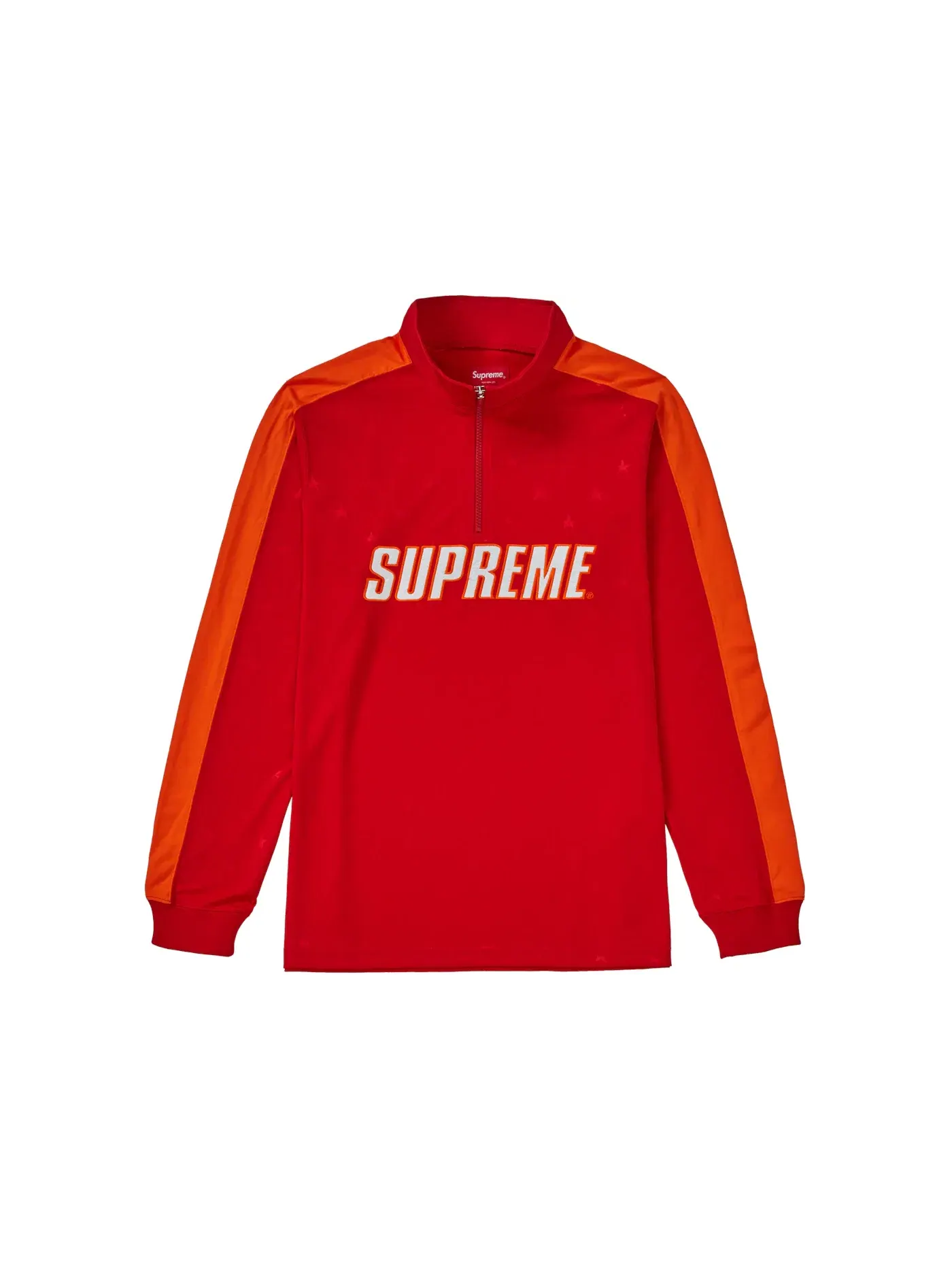 Мужской свитшот на половину молнии Half Zip Pullover Supreme — изображение 1 из 1, красный