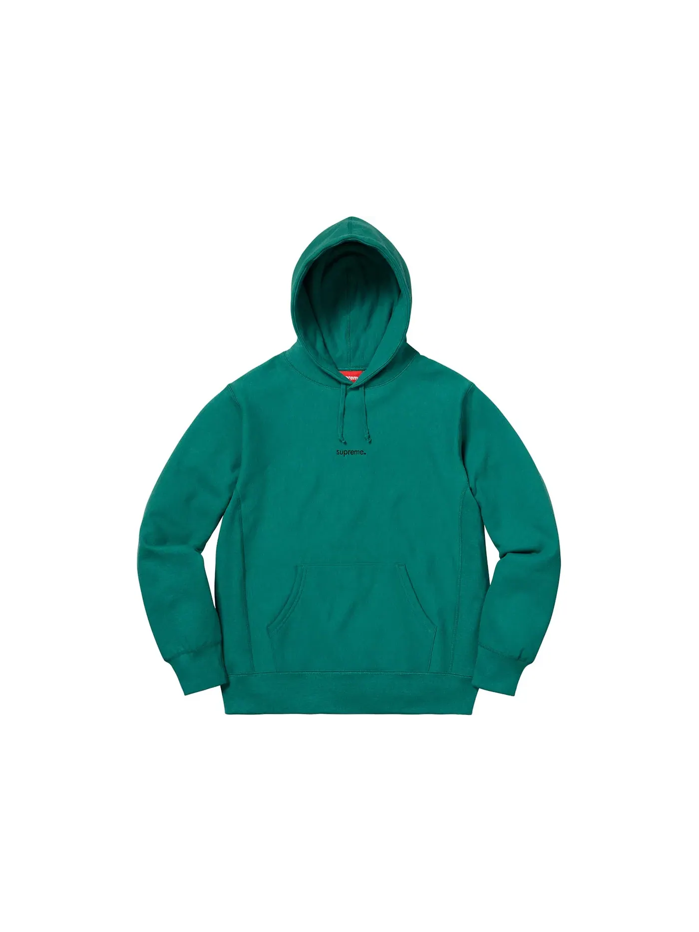 Мужская худи с капюшоном Supreme — изображение 1 из 1, темно-бирюзовый