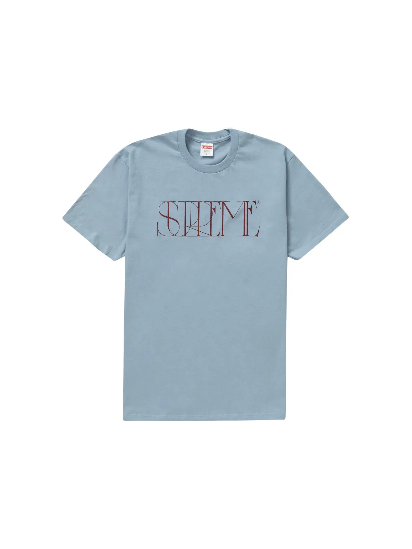 Мужская футболка с принтом Supreme Tee — изображение 1 из 1, синий