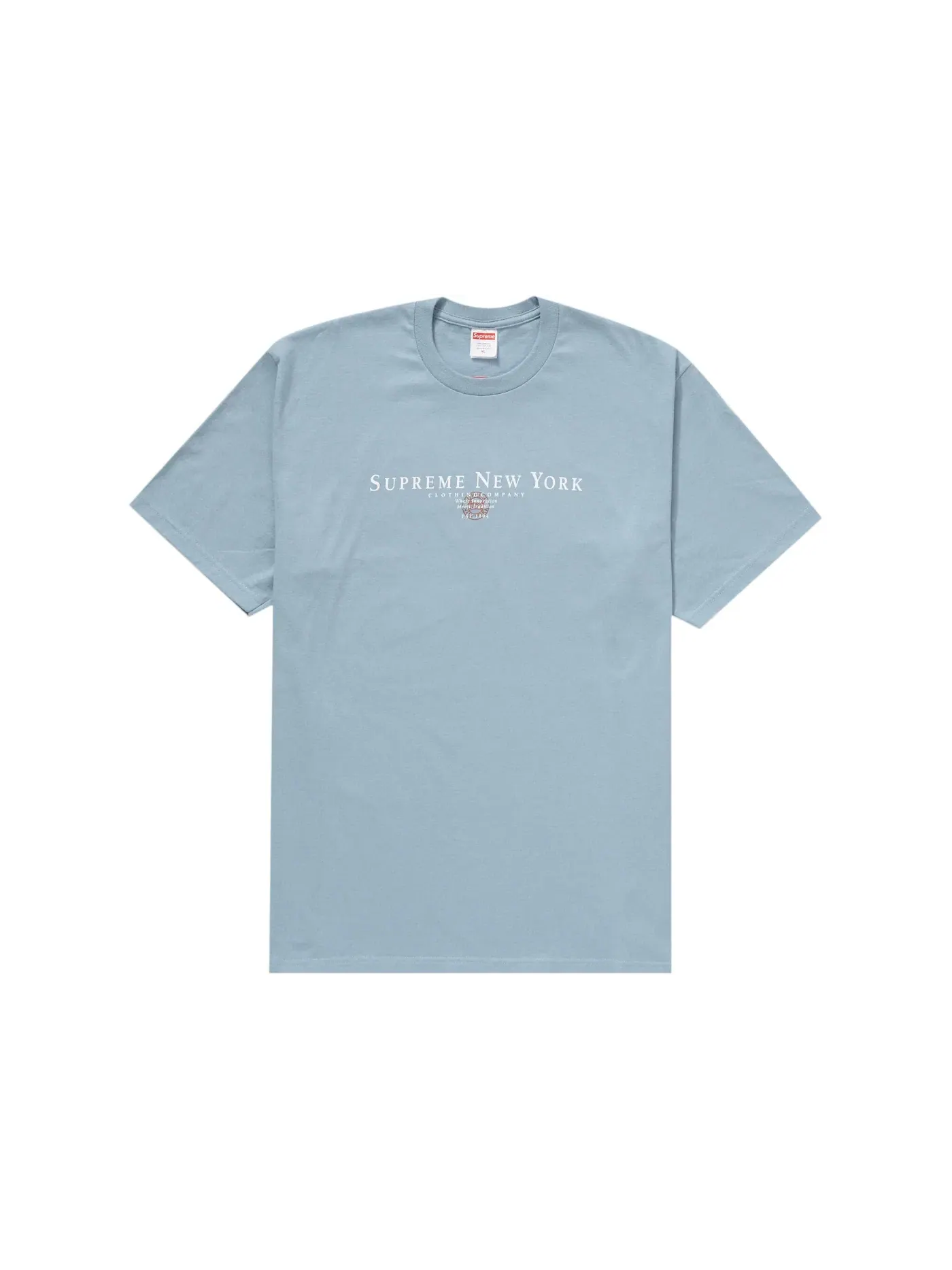 Мужская футболка с принтом Supreme Tee — изображение 1 из 1, синий
