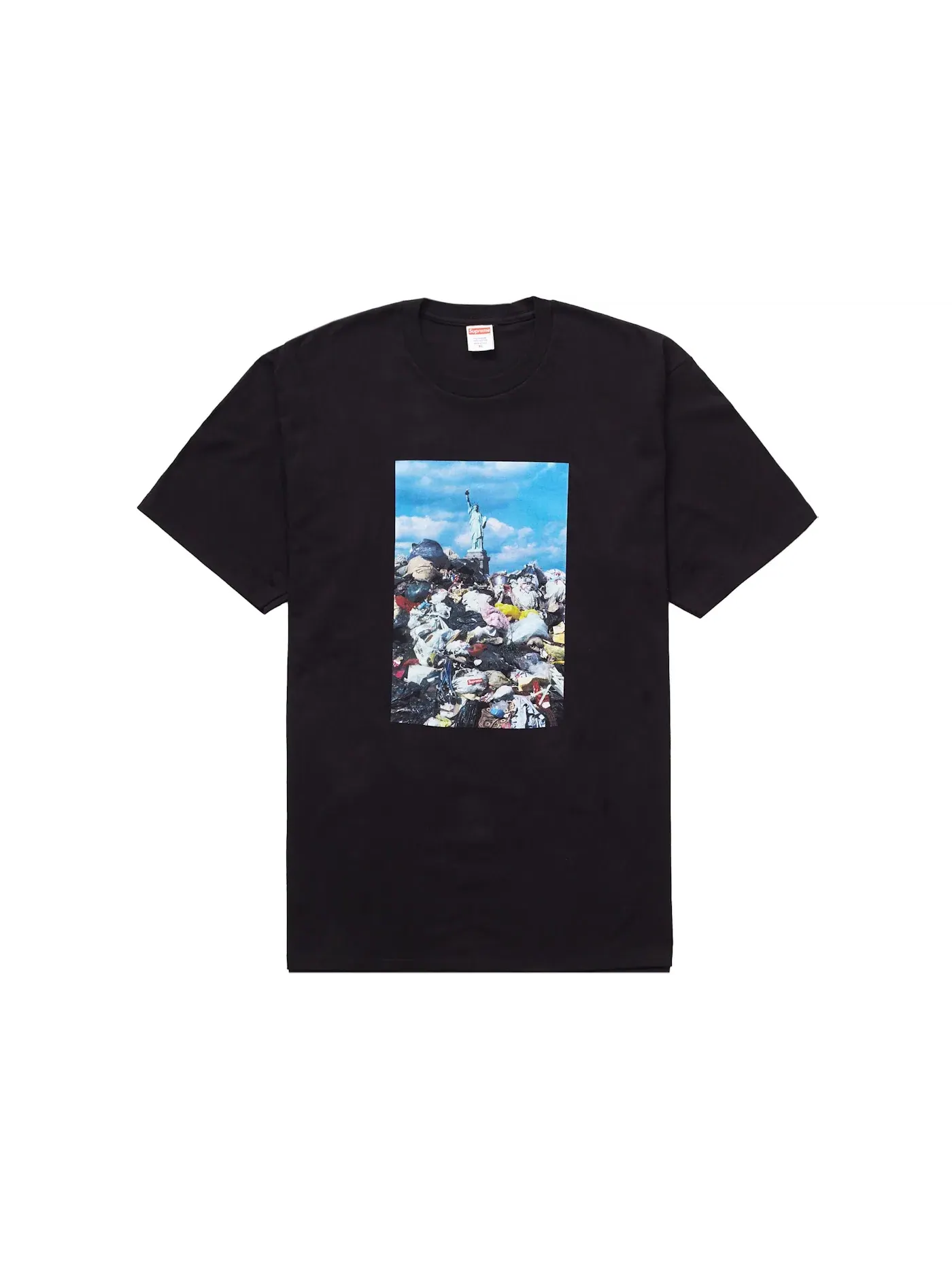Мужская футболка с принтом Supreme Tee — изображение 1 из 1, черный
