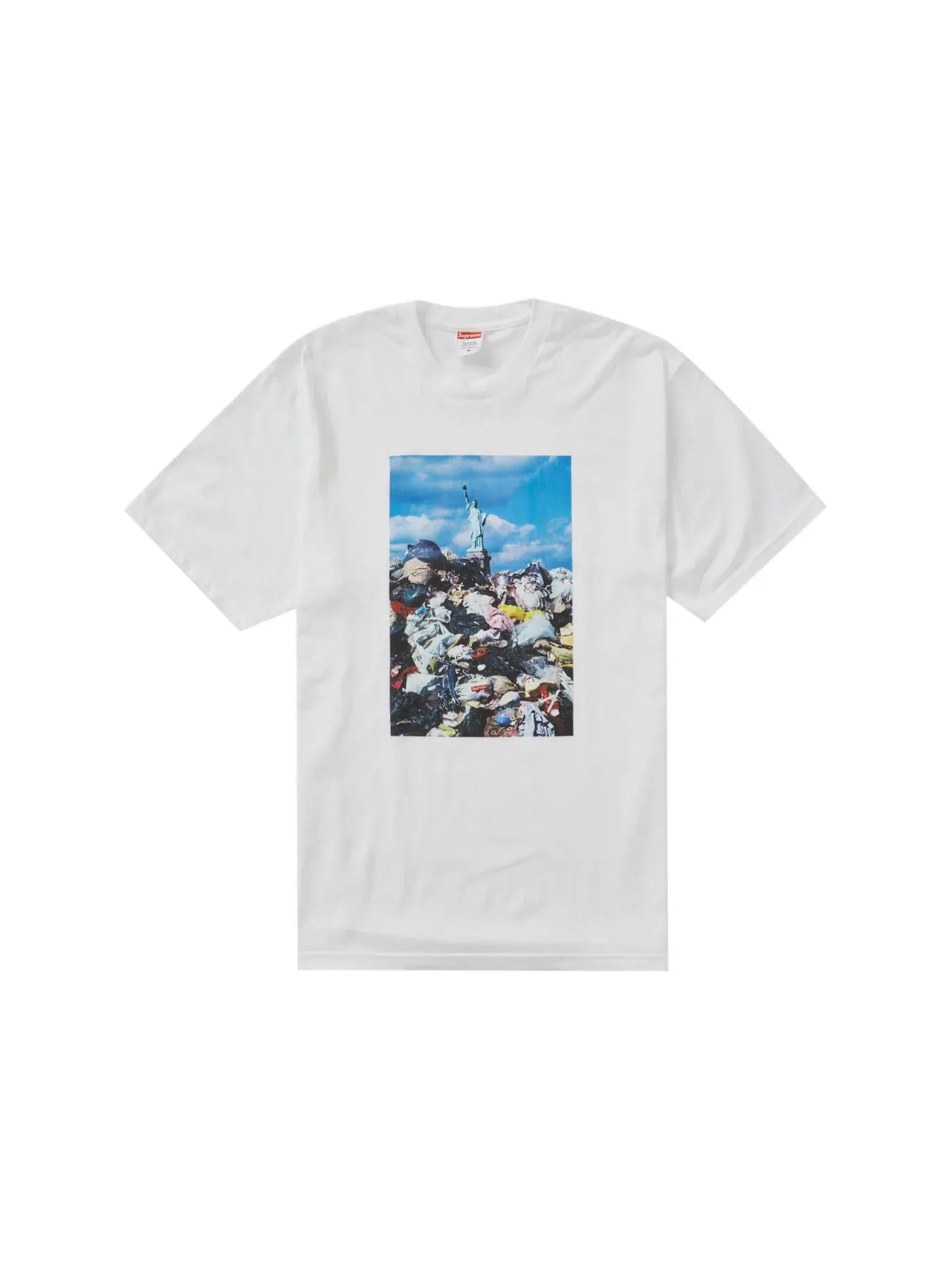 Мужская футболка Supreme Trash Tee — изображение 1 из 1, белый