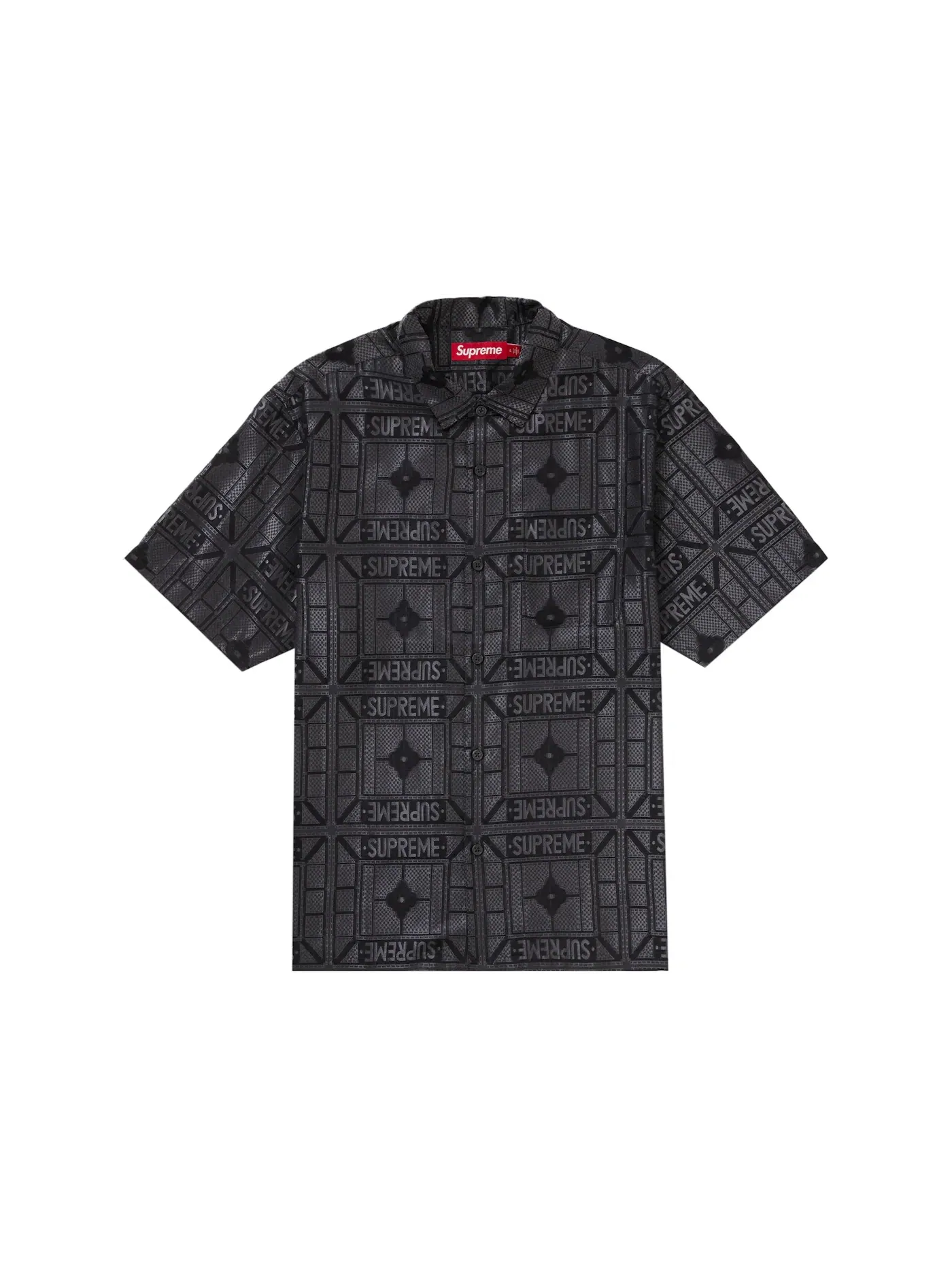 Мужская рубашка с коротким рукавом Supreme Shirt — изображение 1 из 2, черный