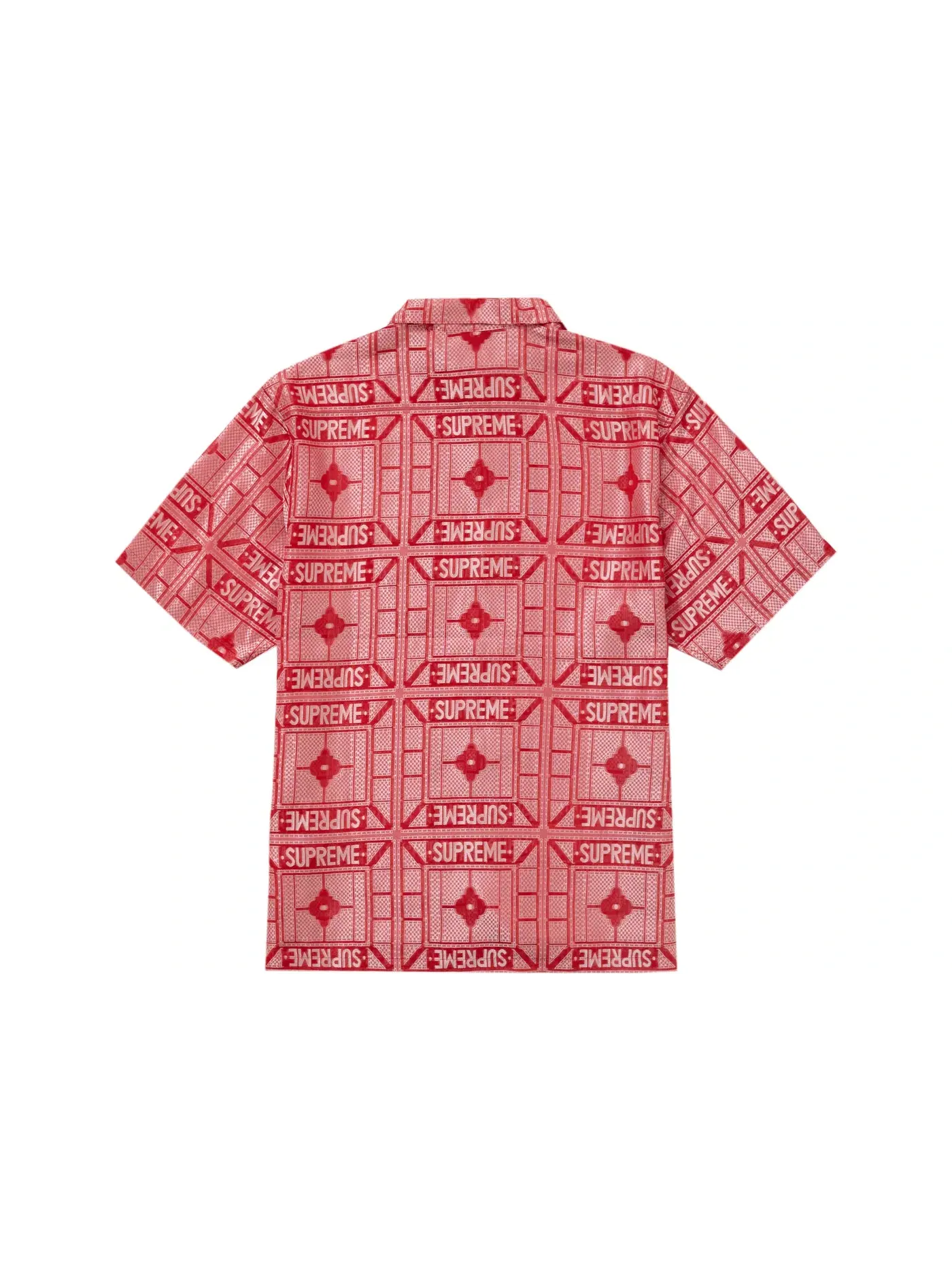 Мужская рубашка с жаккардовым узором Tray Jacquard Supreme — изображение 2 из 2, красный
