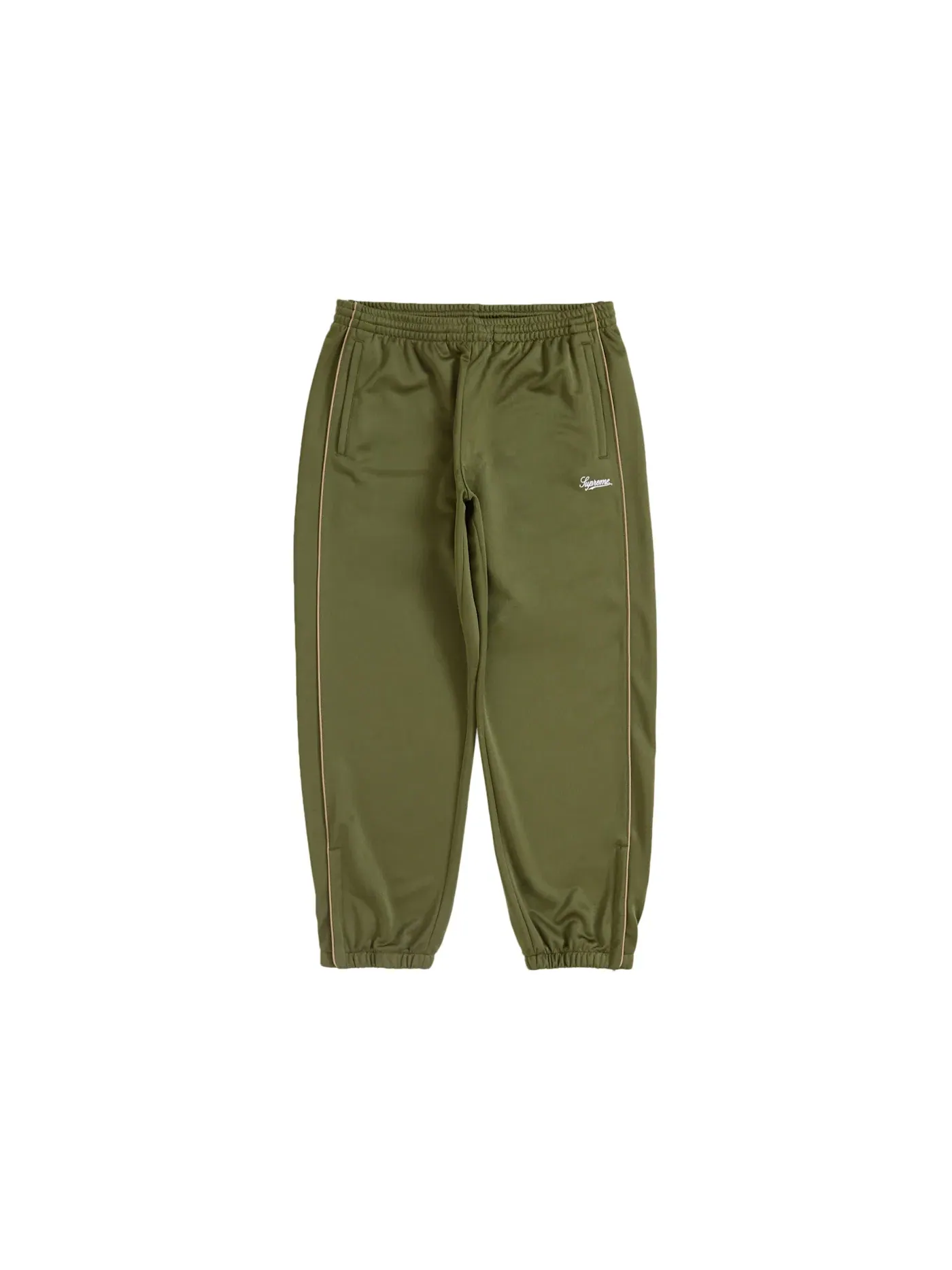 Мужские спортивные штаны Supreme Tricot Track Pant — изображение 1 из 2, оливковый