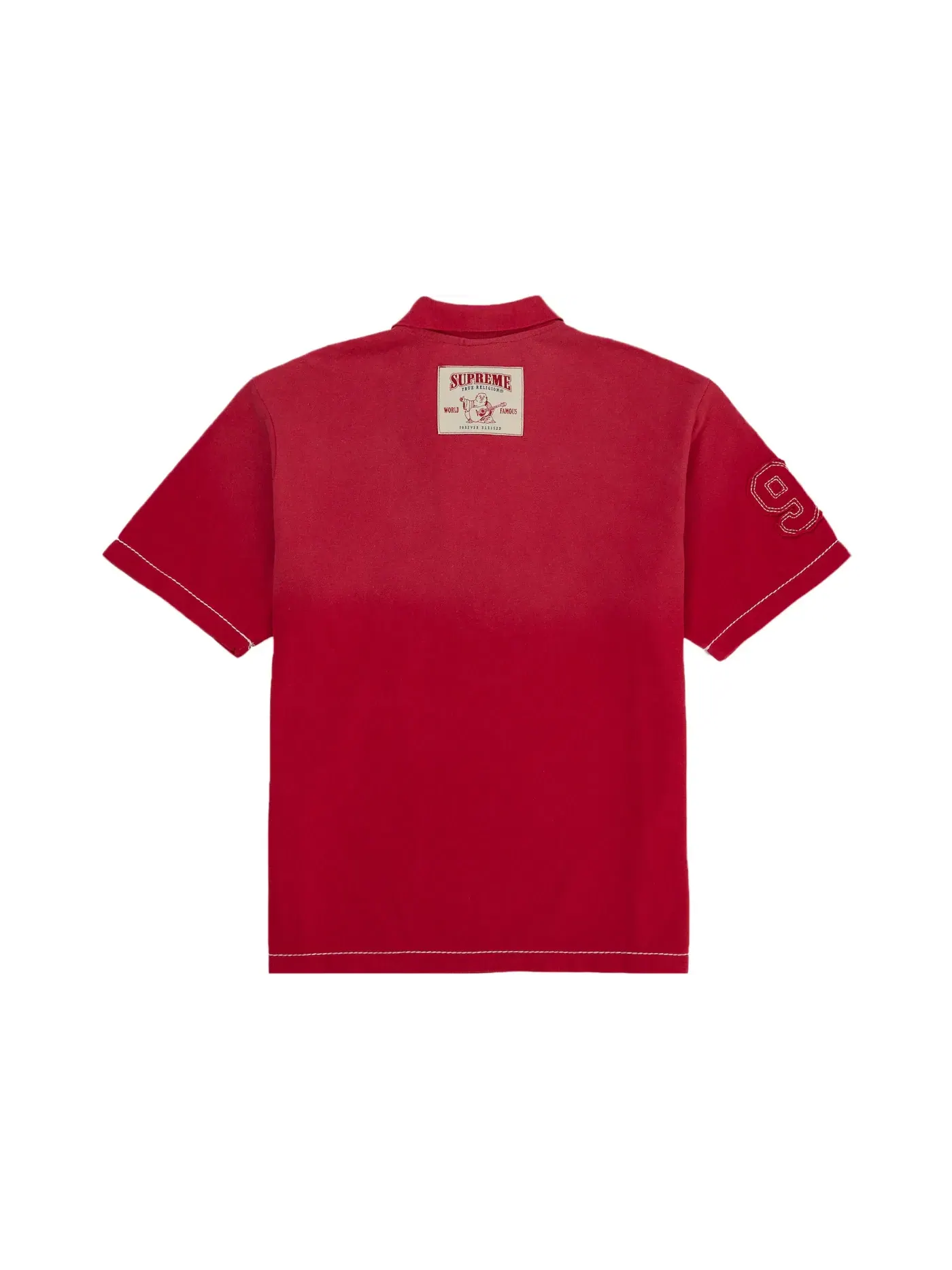 Мужское поло с аппликацией Polo Supreme — изображение 2 из 2, красный
