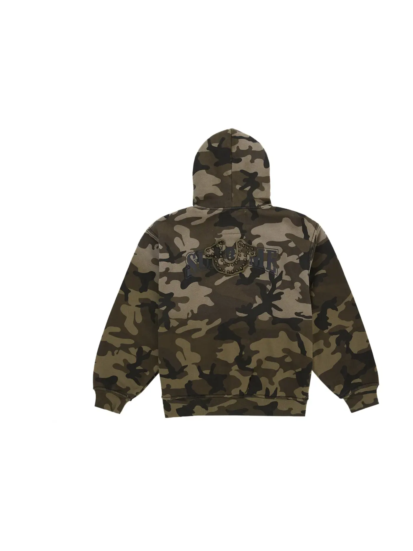 Мужская худи с капюшоном с принтом Sweatshirt (FW25) Supreme, Woodland Camo — изображение 2 из 2