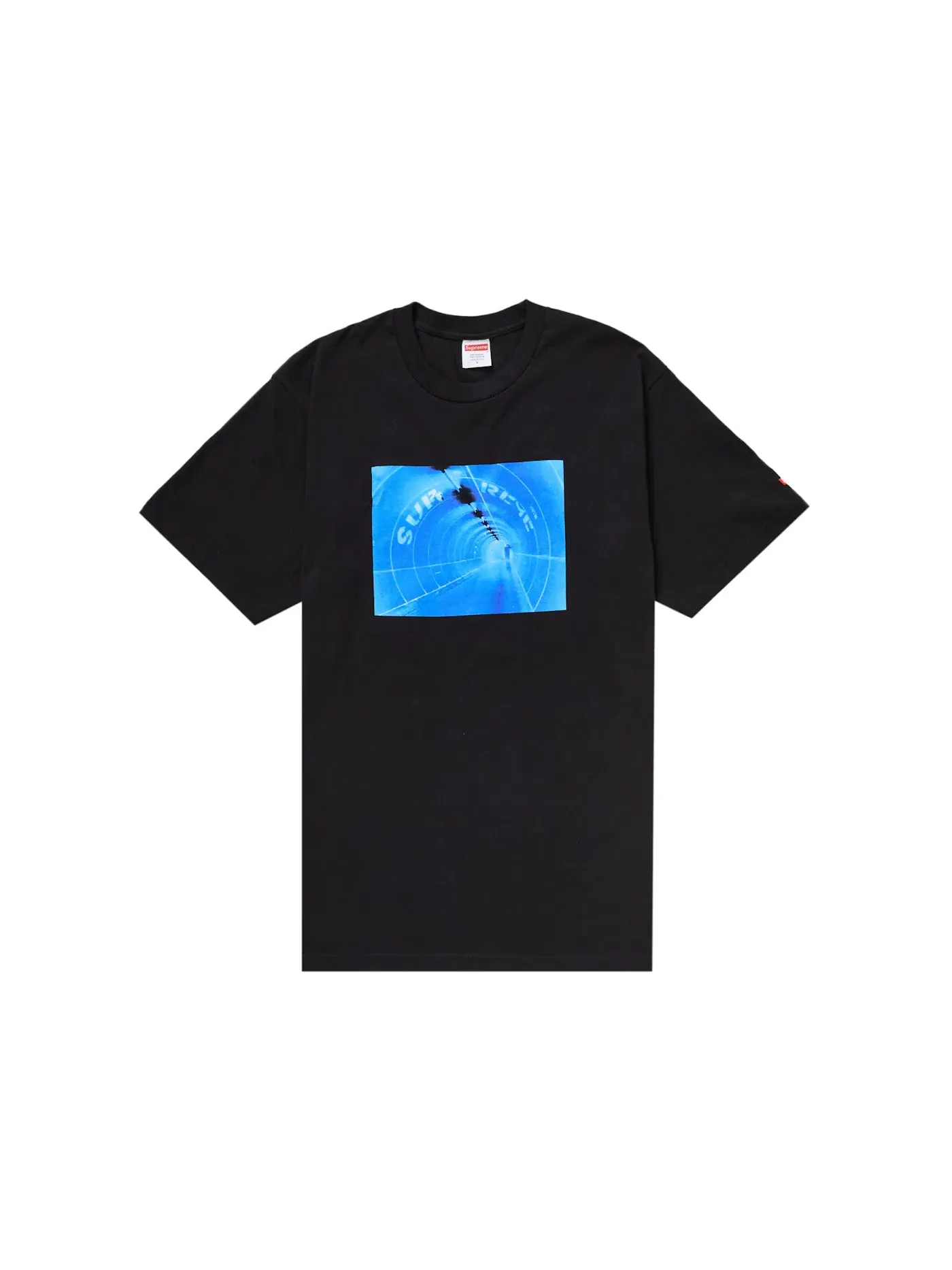 Мужская футболка с принтом Supreme Tee — изображение 1 из 2, черный