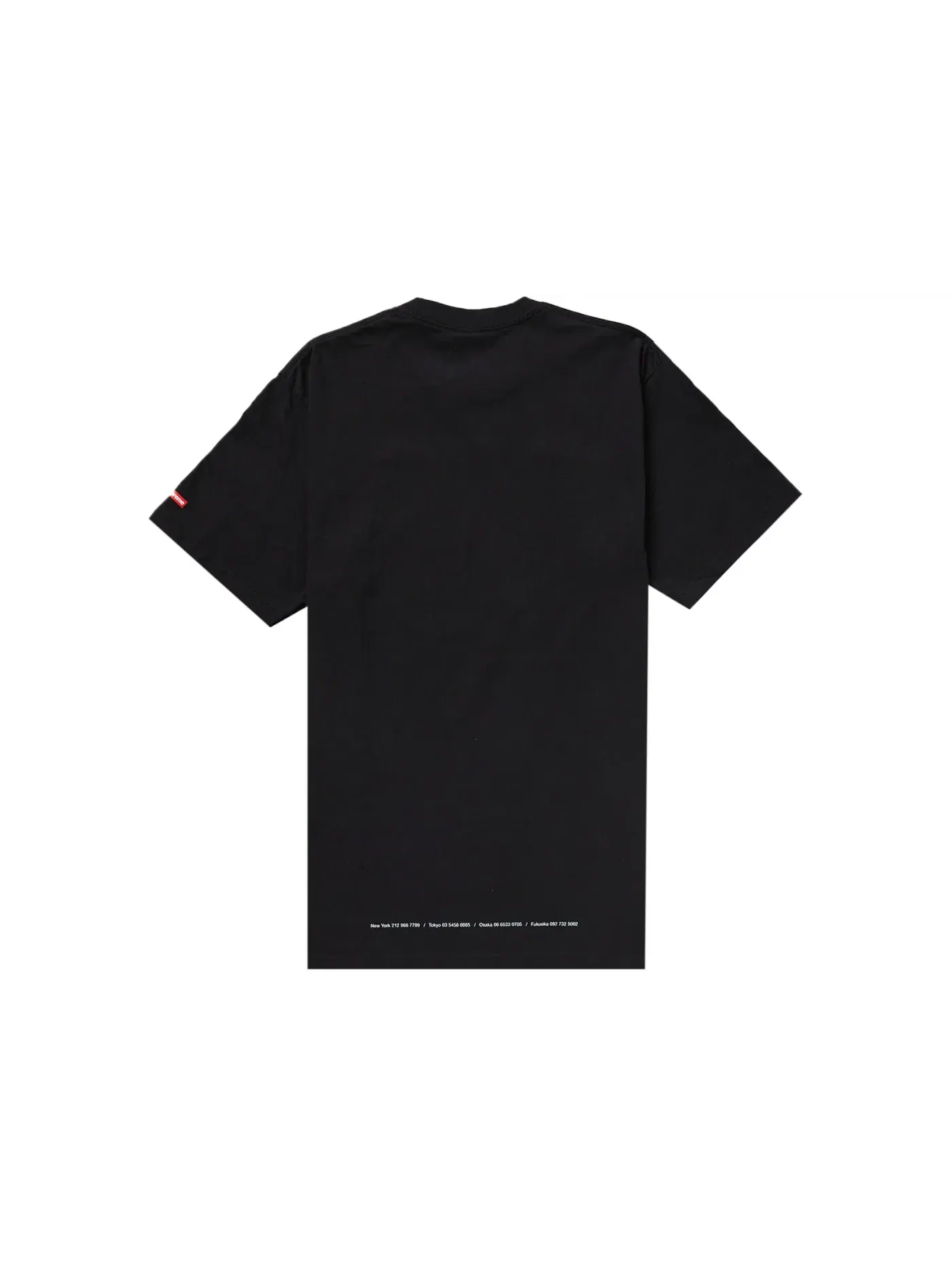 Мужская футболка с принтом Supreme Tee — изображение 2 из 2, черный