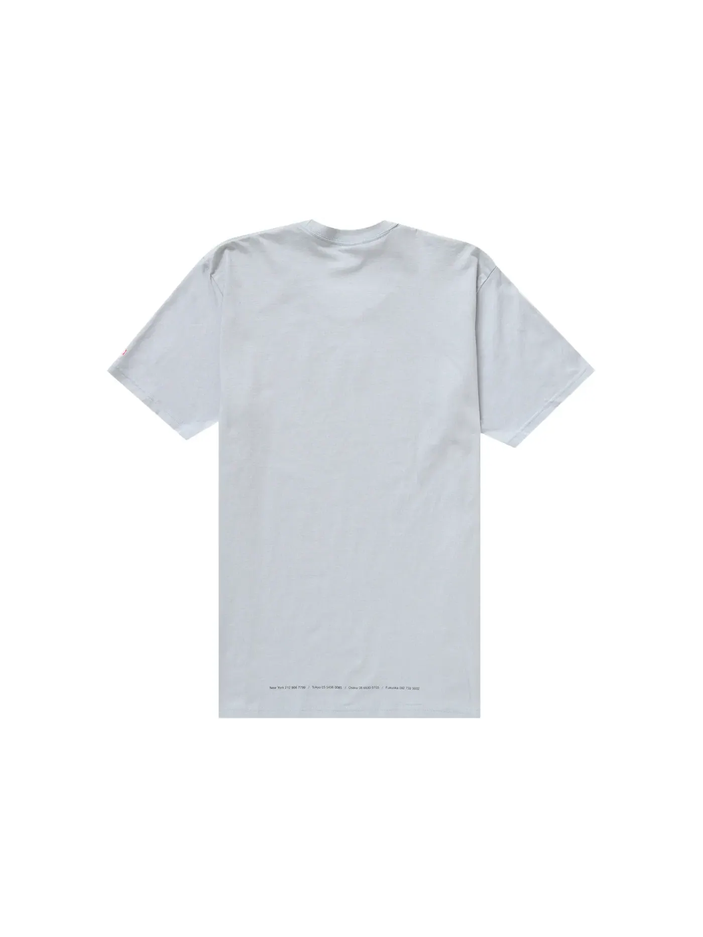 Мужская футболка с принтом Supreme Tee — изображение 2 из 2, серый