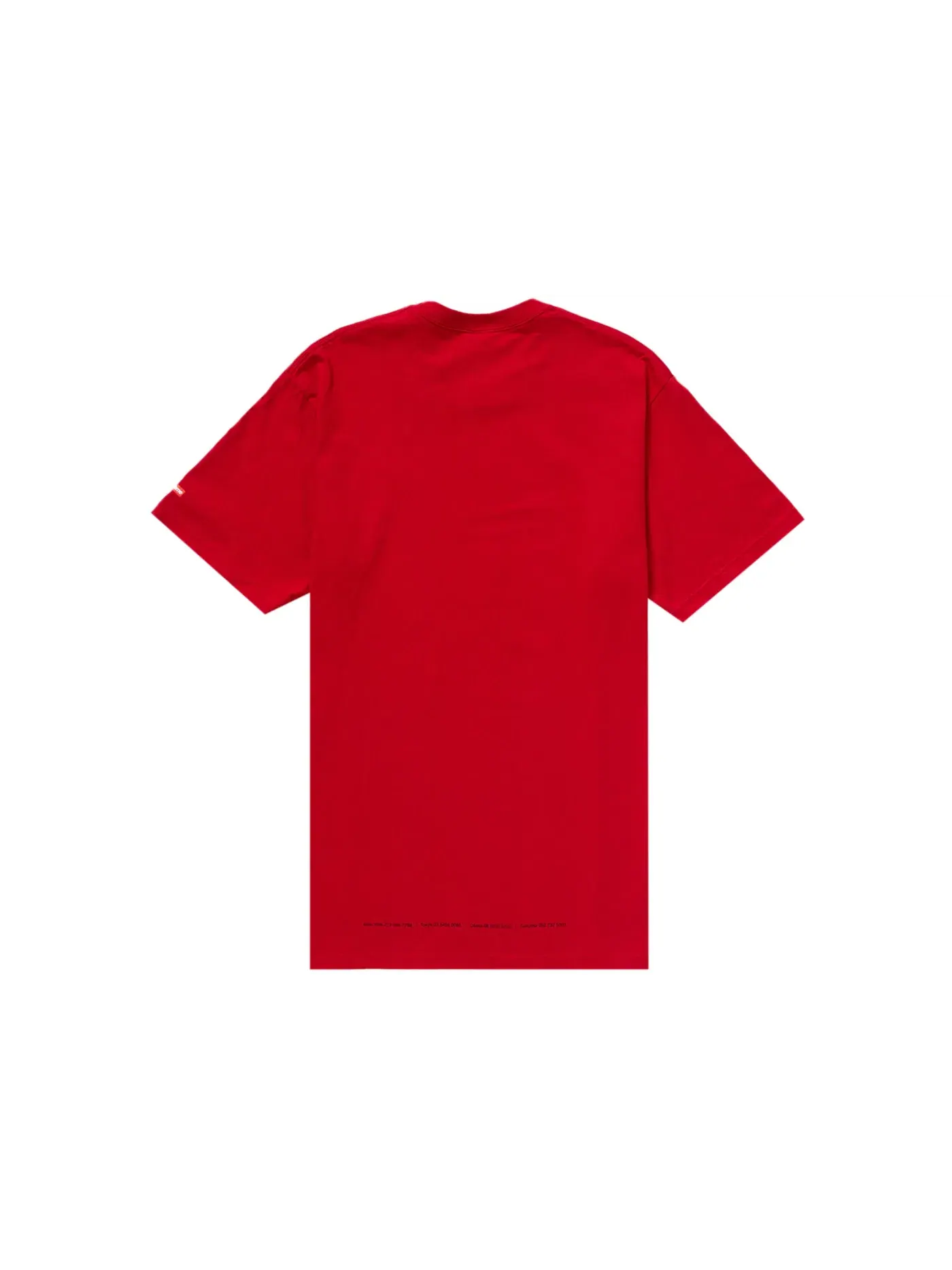 Мужская футболка Supreme Tee — изображение 2 из 2, красный