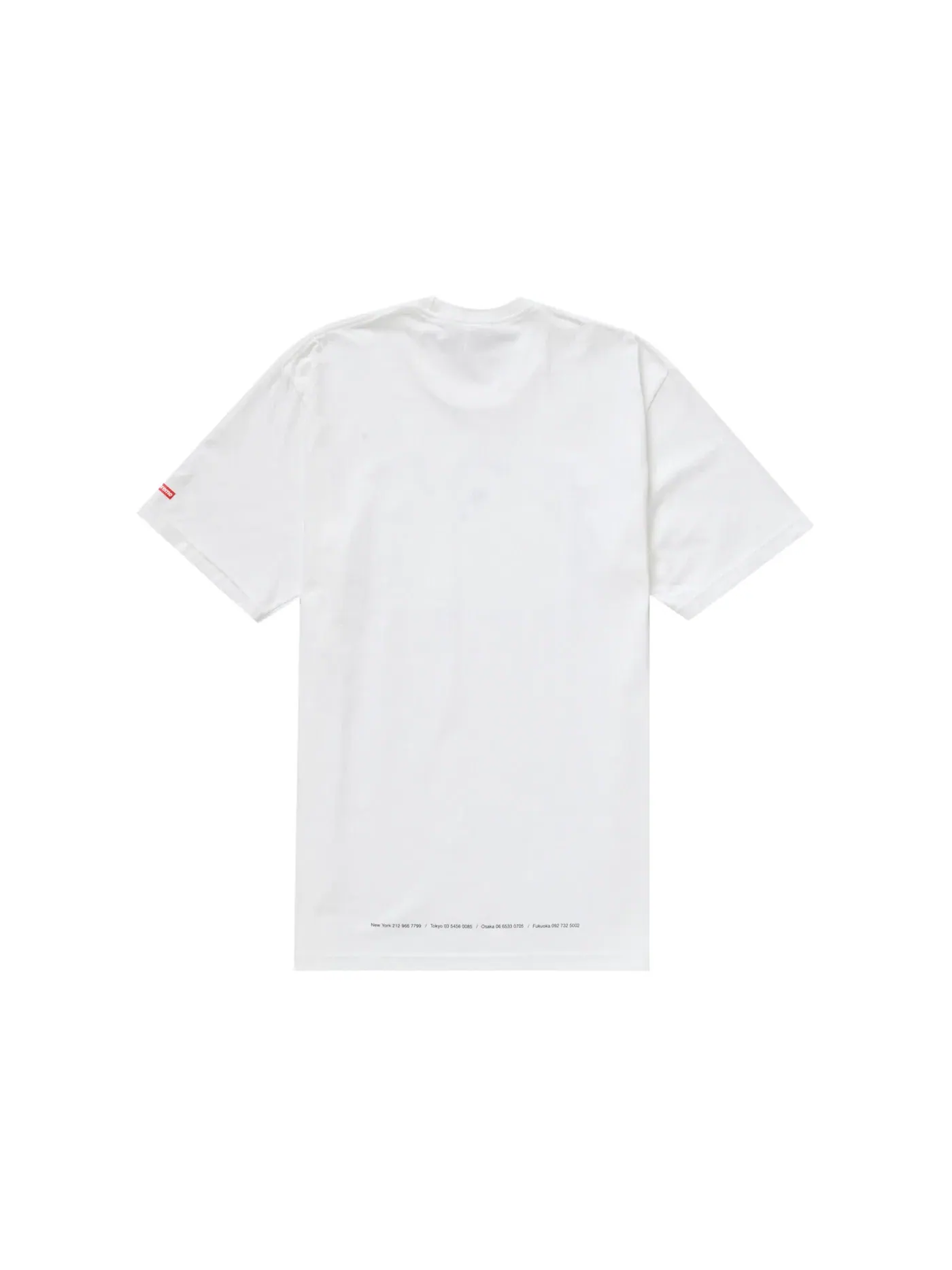 Мужская футболка с принтом Supreme — изображение 2 из 2, белый
