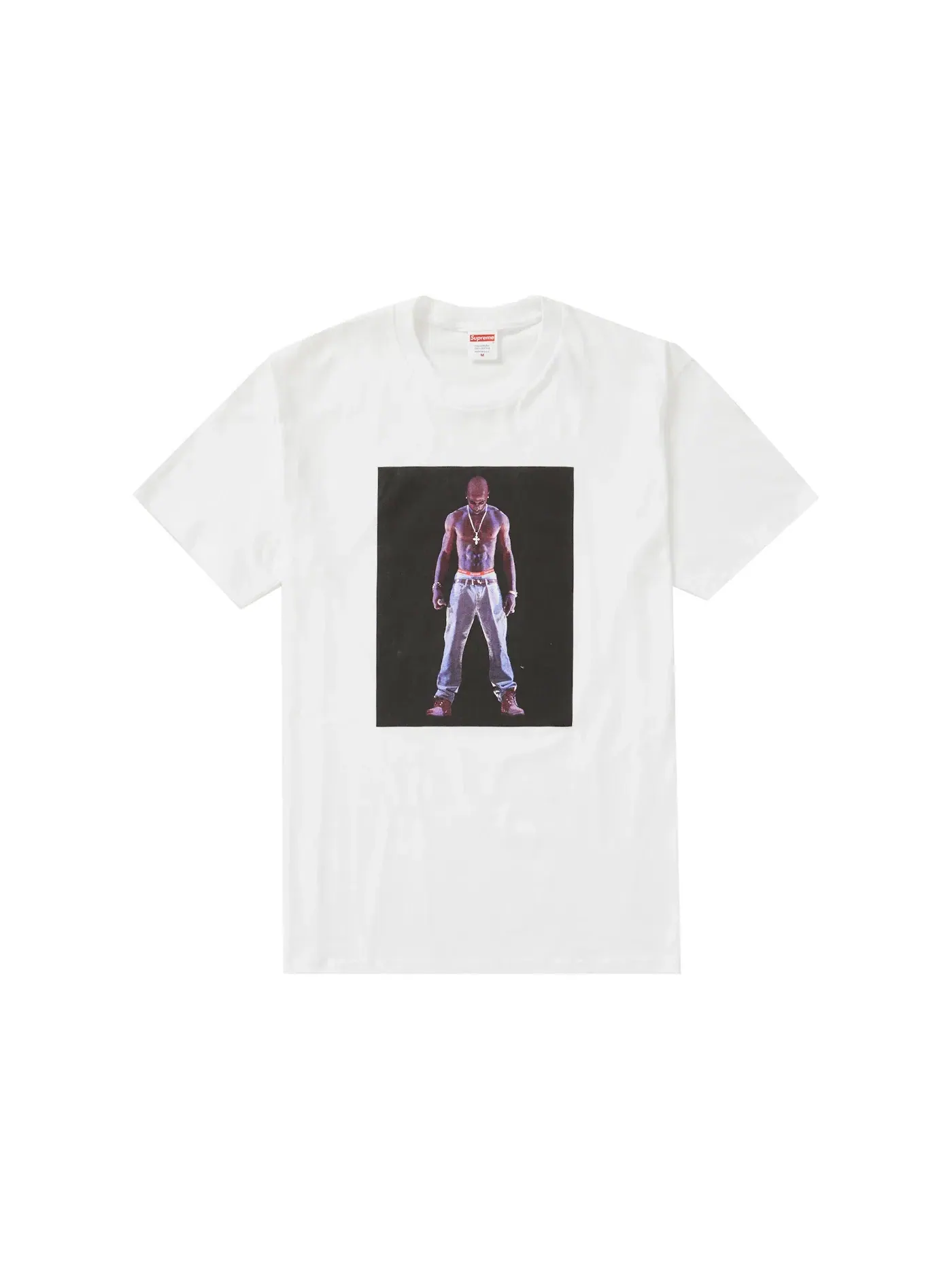 Мужская футболка с принтом Tee Supreme — изображение 1 из 1, белый