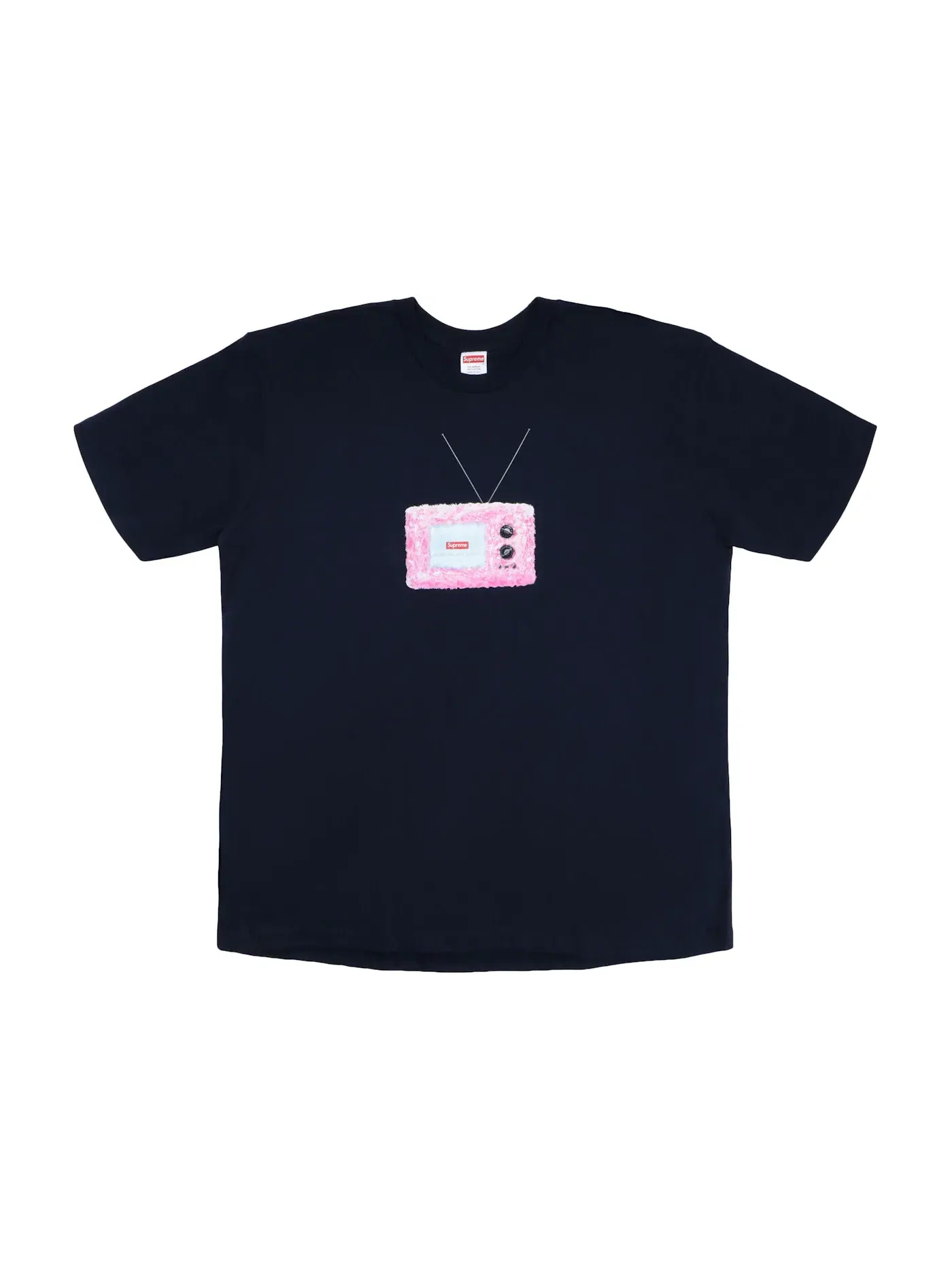 Мужская футболка с принтом Supreme Tee — изображение 1 из 1, темно-синий