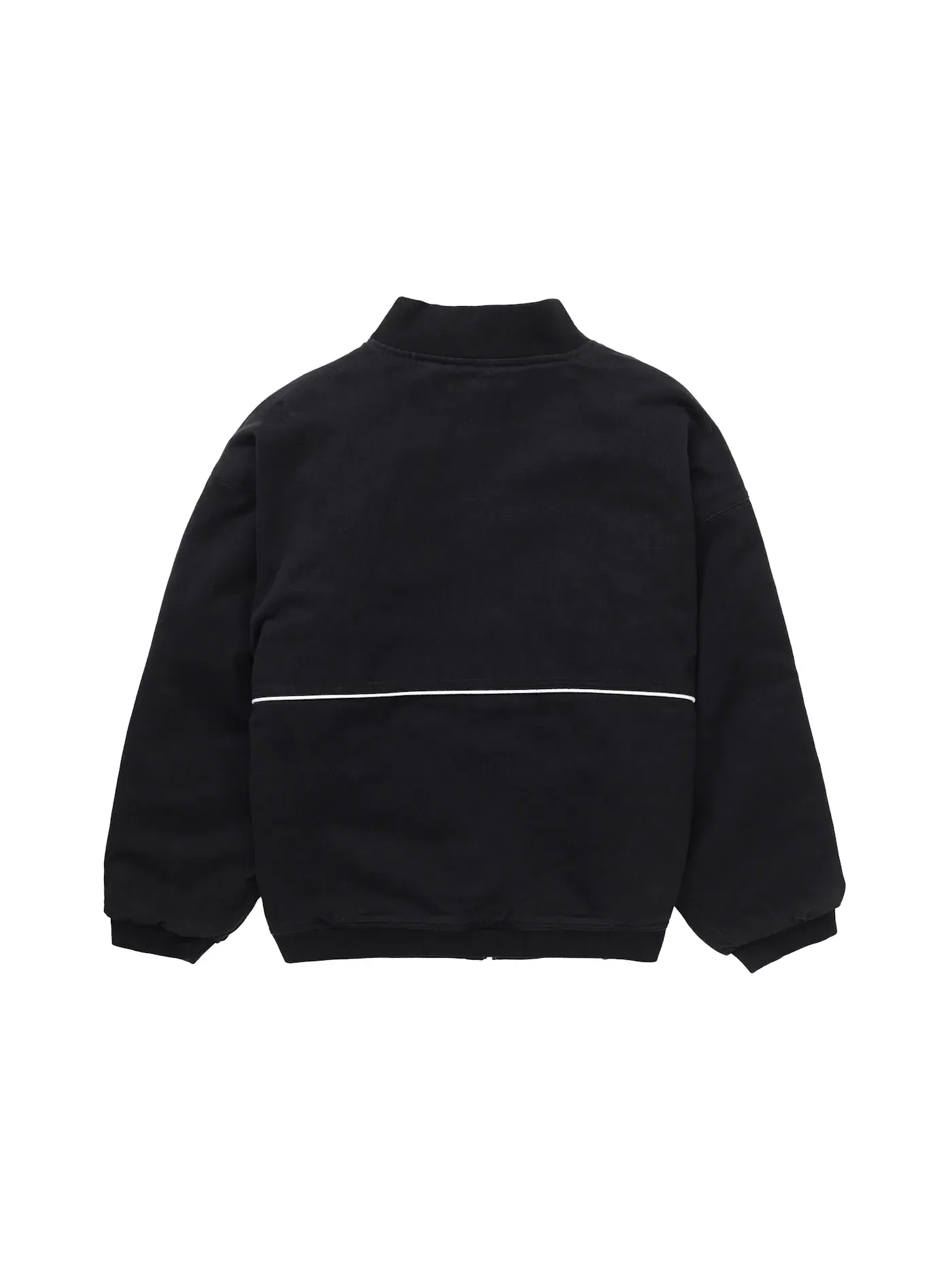 Мужская куртка-бомбер с длинным рукавом Supreme Twill Old English Varsity Jacket — изображение 3 из 3, черный