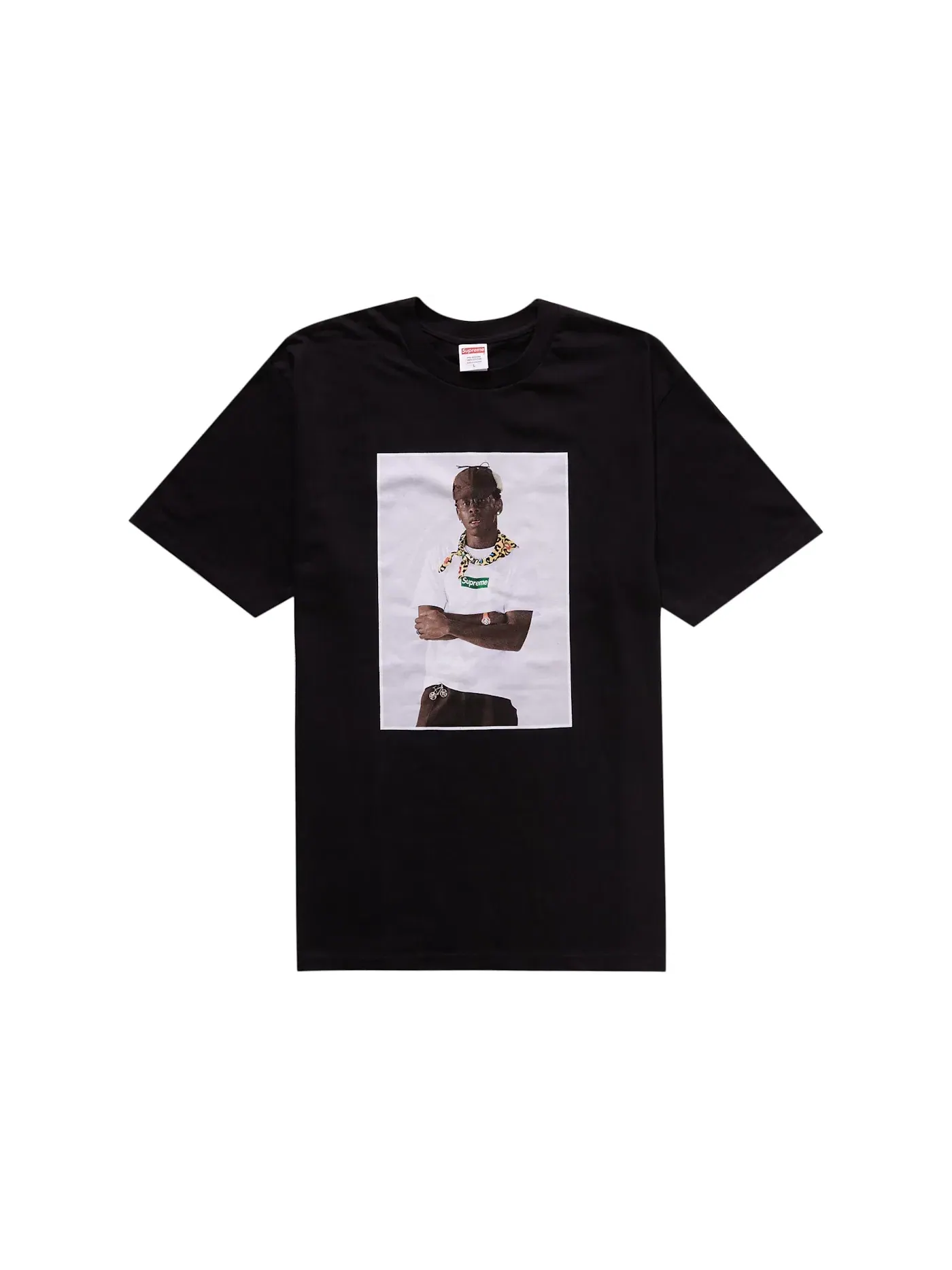 Мужская футболка с принтом Tee Supreme — изображение 1 из 1, черный