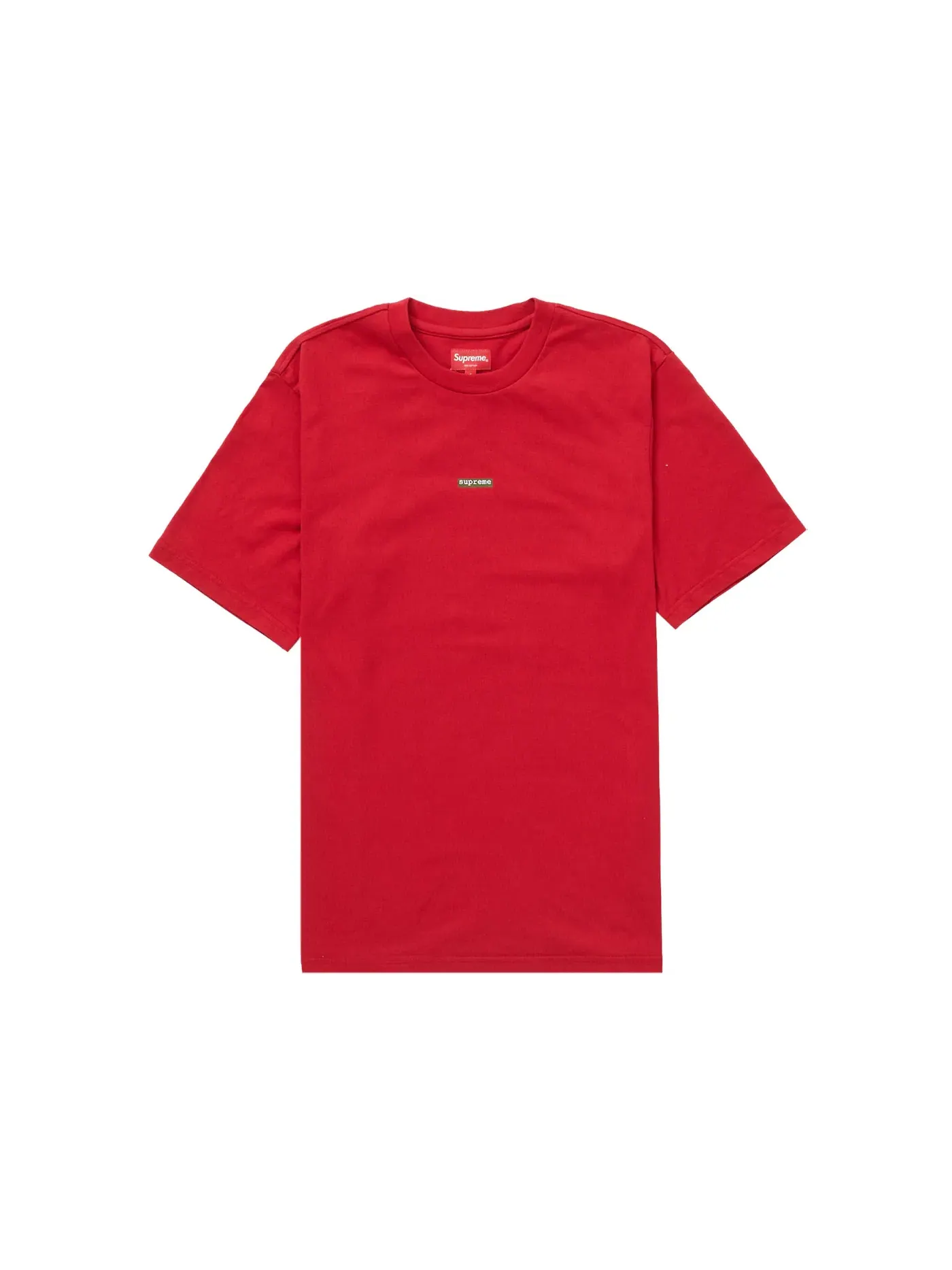 Мужская футболка с принтом Supreme Typewriter S/S Top — изображение 1 из 1, красный