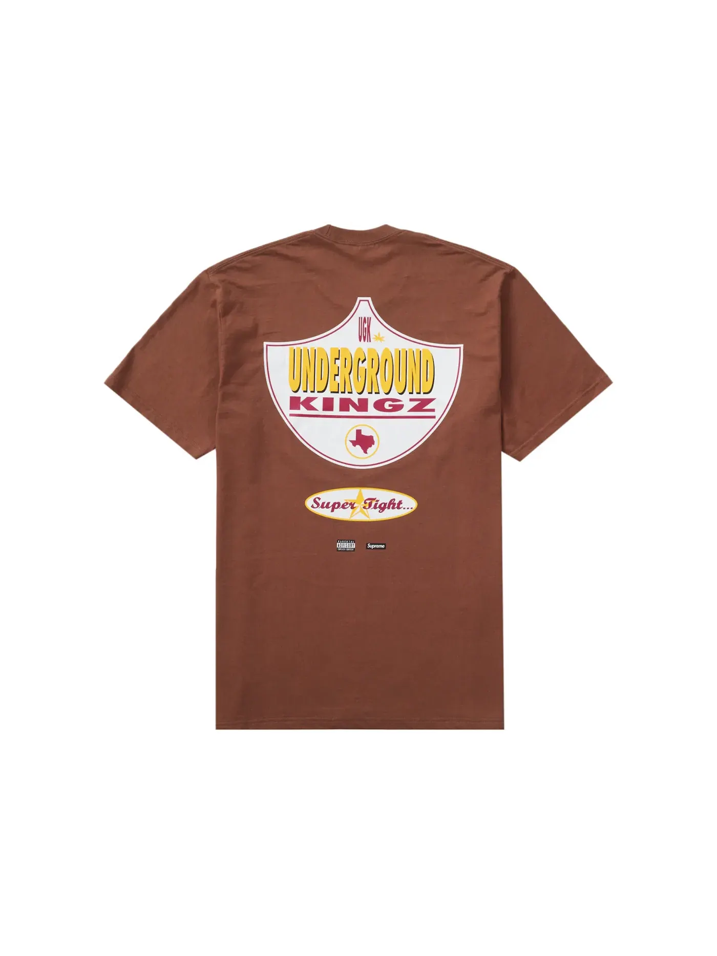 Мужская футболка Supreme Tee — изображение 1 из 2, коричневый