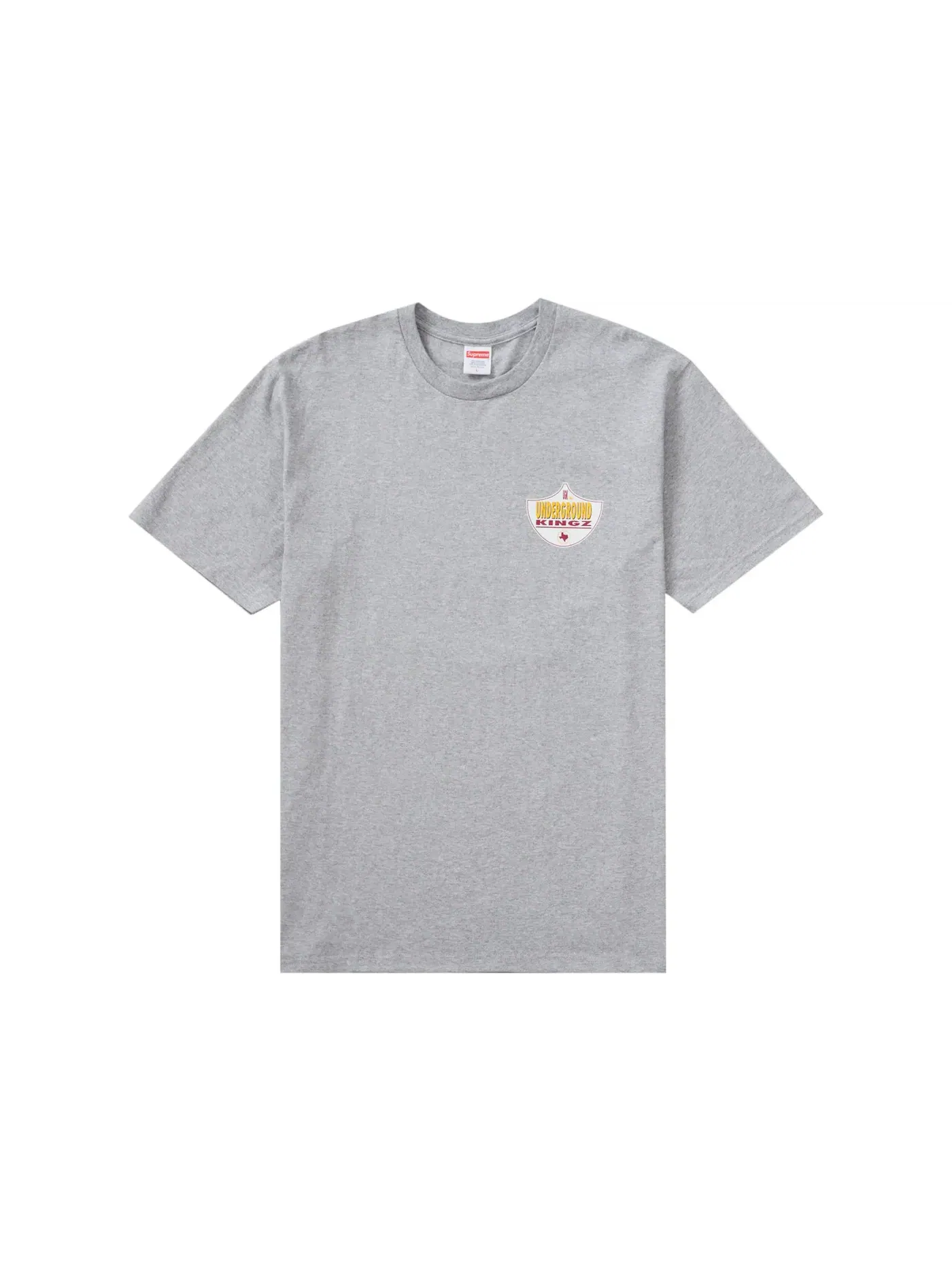 Мужская футболка с принтом Supreme UGK Super Tight Tee — изображение 2 из 2, серый