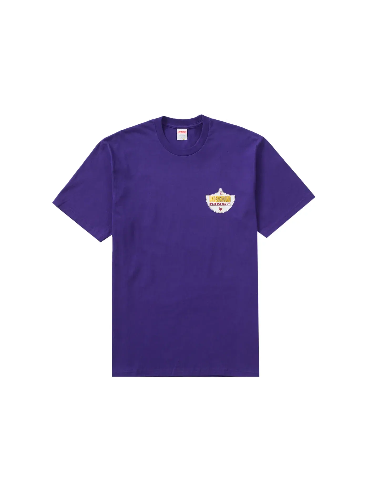 Мужская футболка с принтом UGK Super Tight Tee Supreme — изображение 2 из 2, фиолетовый