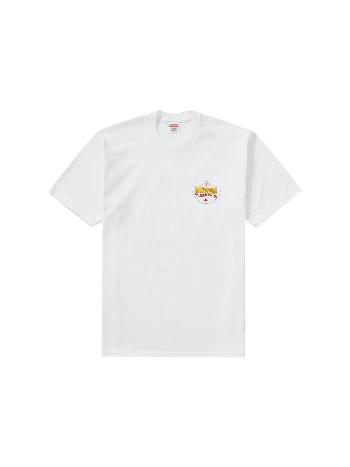 Мужская футболка с принтом Supreme Tee — изображение 2 из 2, белый