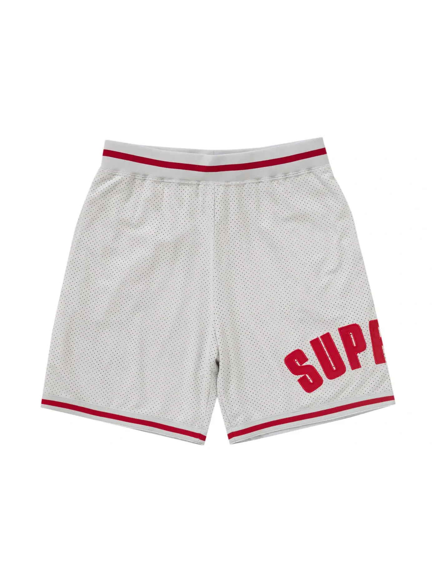 Мужские шорты с принтом Supreme Short Supreme — изображение 1 из 3, серый