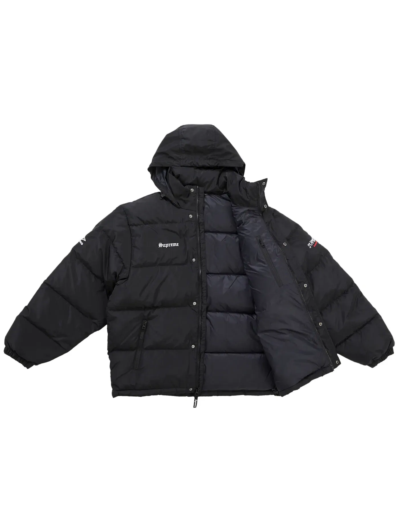 Мужская куртка-пуховик с принтом Umbro Supreme — изображение 2 из 5, черный